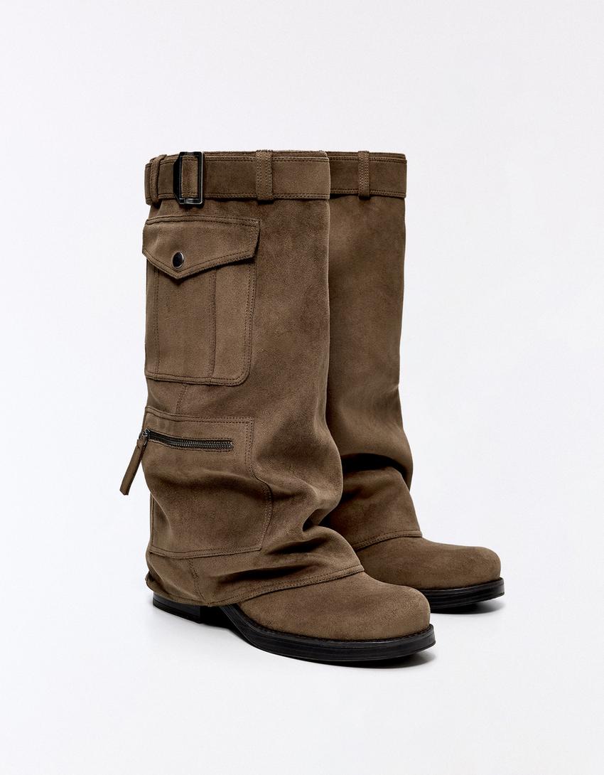 BOTA PLANA TROUSER POCKETS-Kahverengi