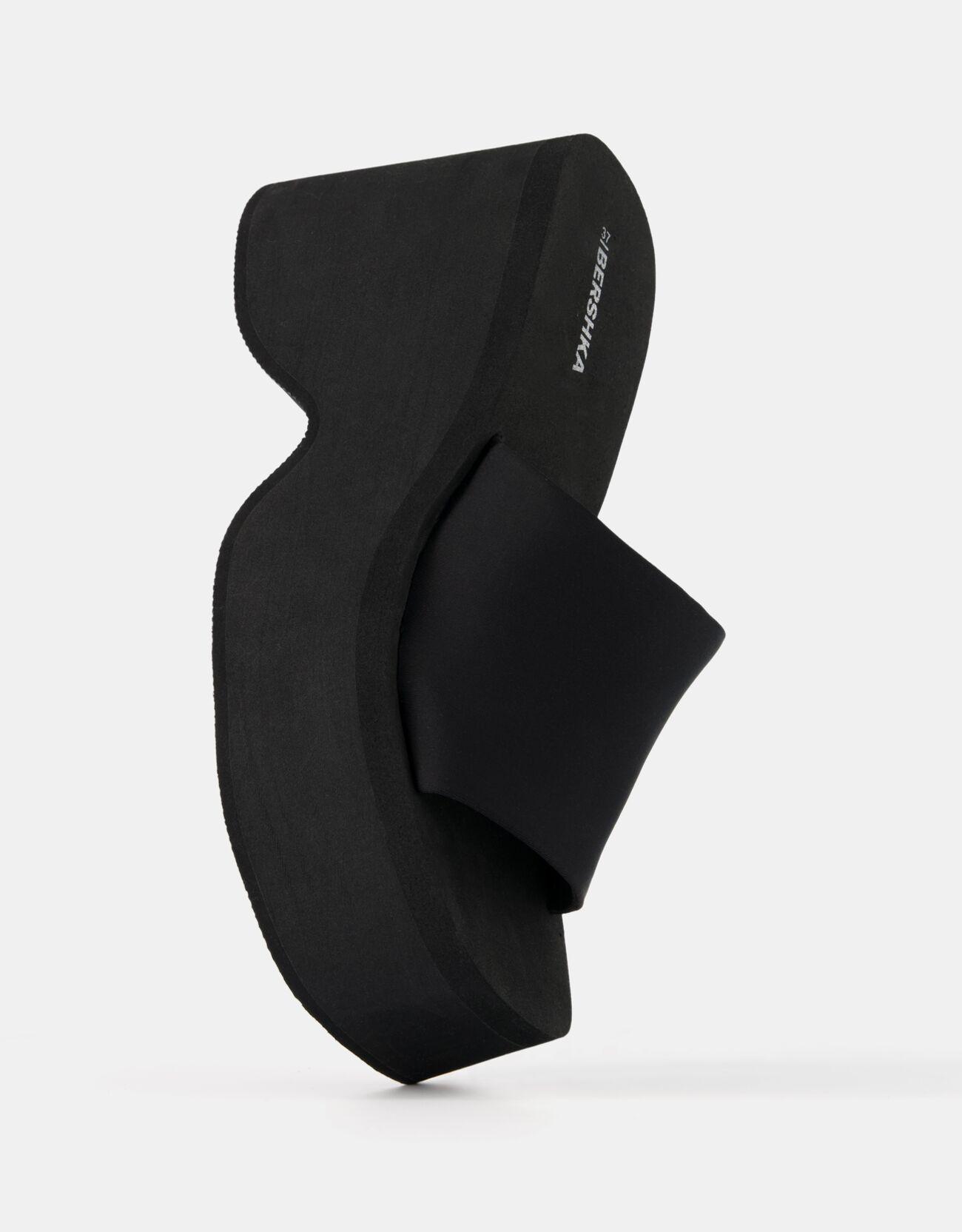 BERSHKA プラットフォームミュールサンダル 1714/460 Platform mule sandals - New - Women | Bershka