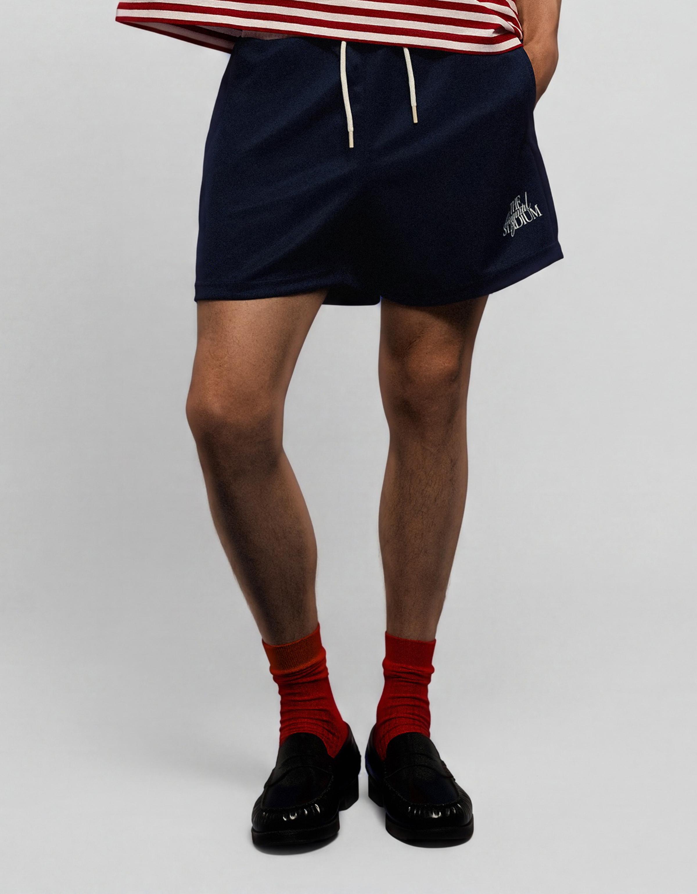 Short patch Bermuda shorts — Navy