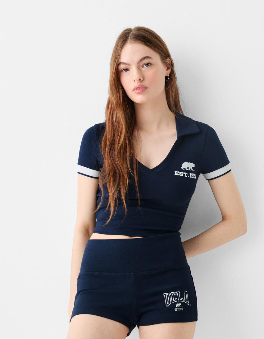 شورت UCLA مضلع-كحلي-1