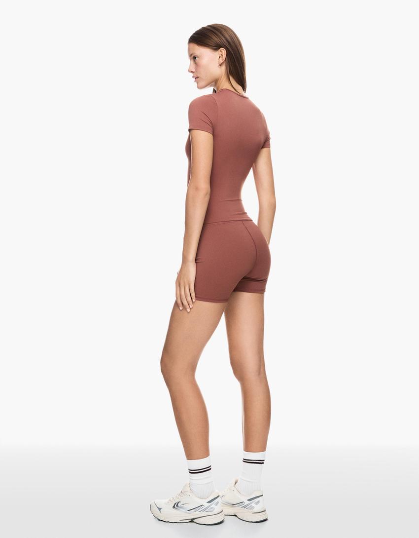 T-shirt and cycling shorts set-T-shirt and cycling shorts set-3