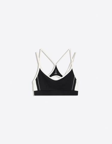 Contrast technical fabric top - Breathable & Quick-Drying — Black 5