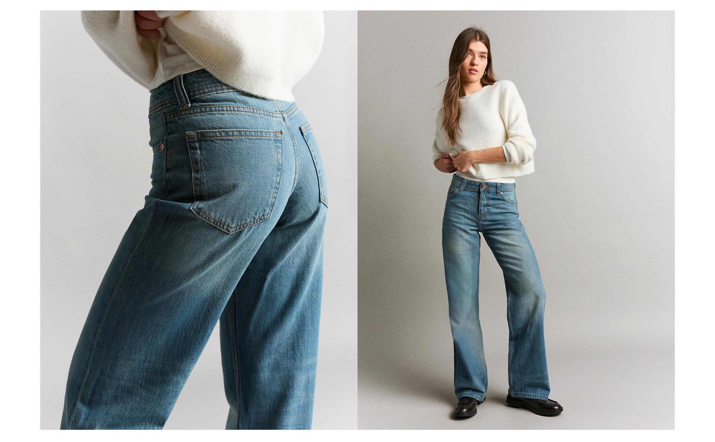 Baggy fit orta bel jean - Görsel 69