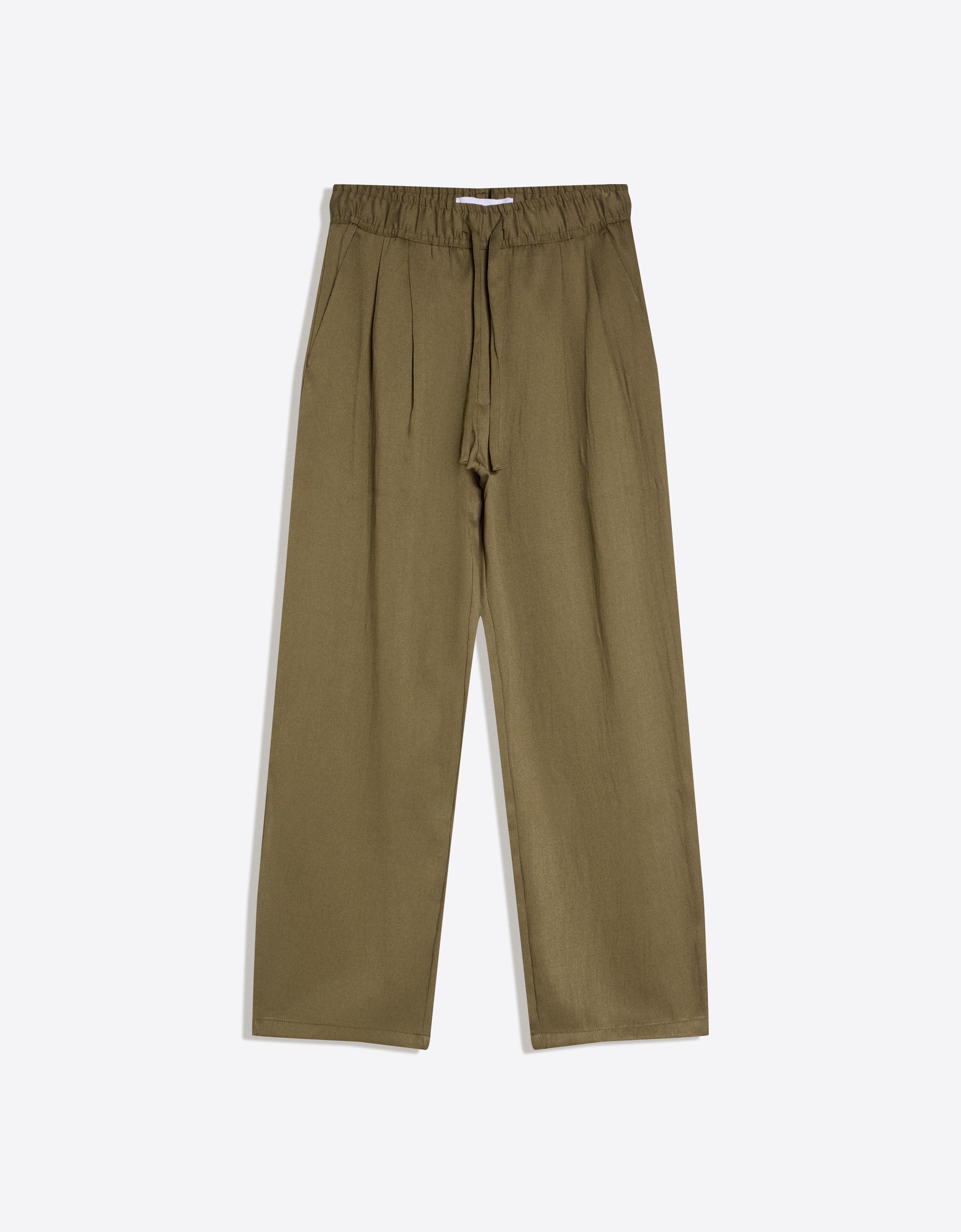 Rustic baggy trousers — Khaki