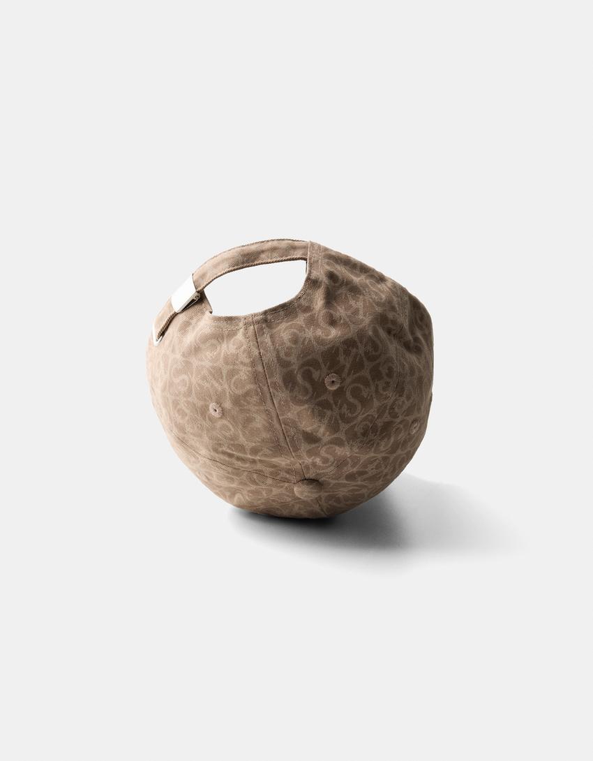 كاب أحادي اللون-بني-2