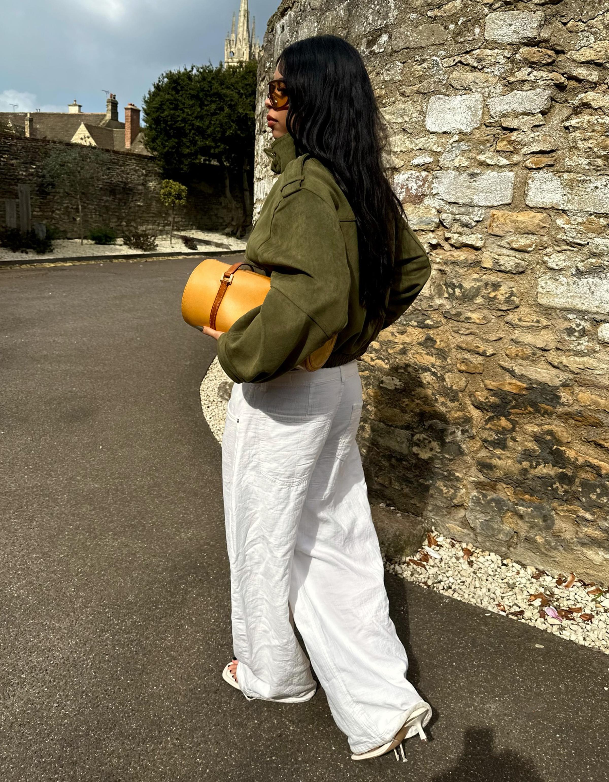 Düşük bel geniş paça balloon fit jean - Görsel 52