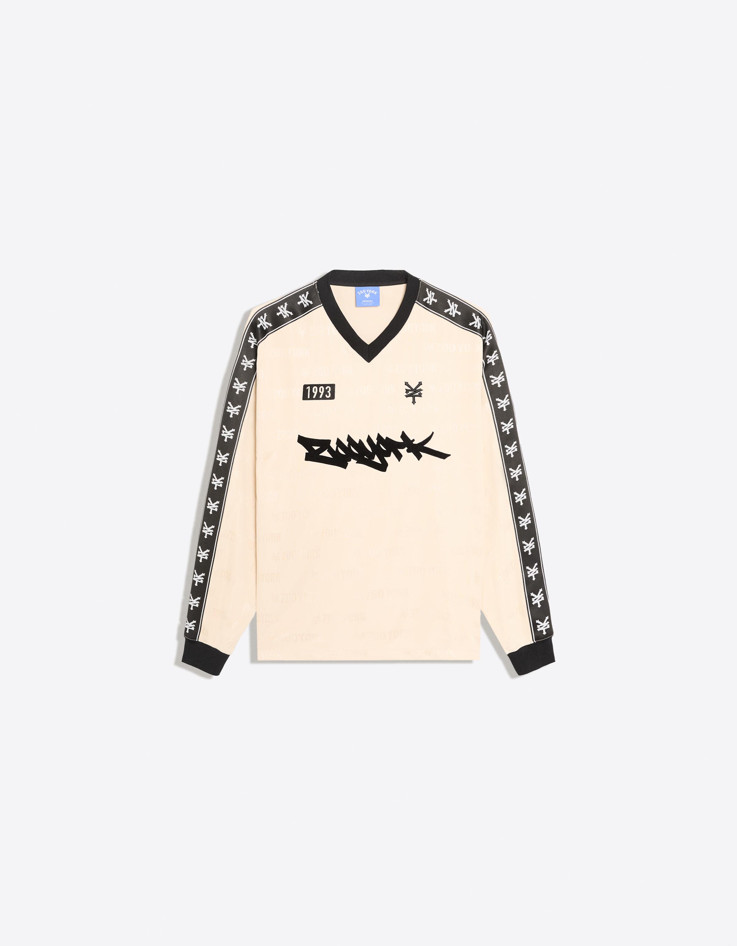ZOO YORK X BERSHKA long sleeve technical T-shirt — Gold