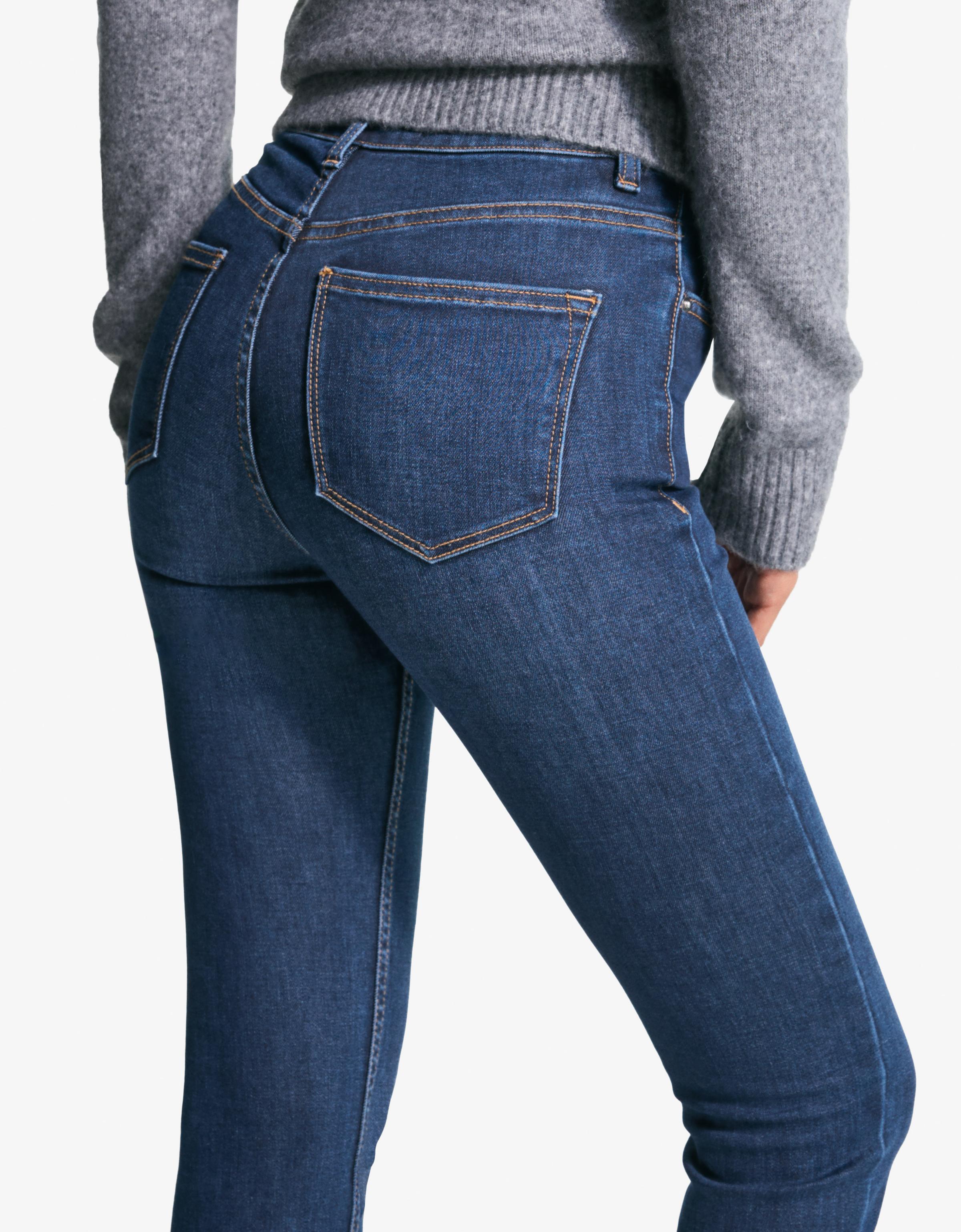 Super high-rise soft skinny jeans — Blue