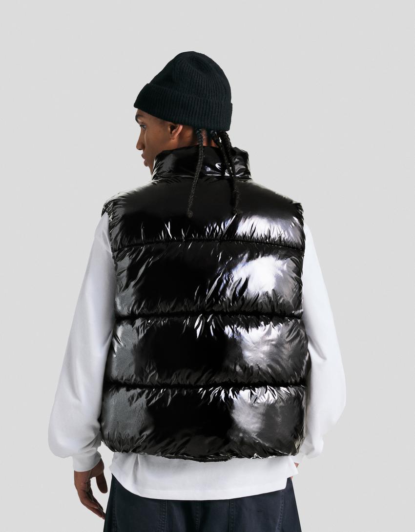 Chaleco puffy-Negro