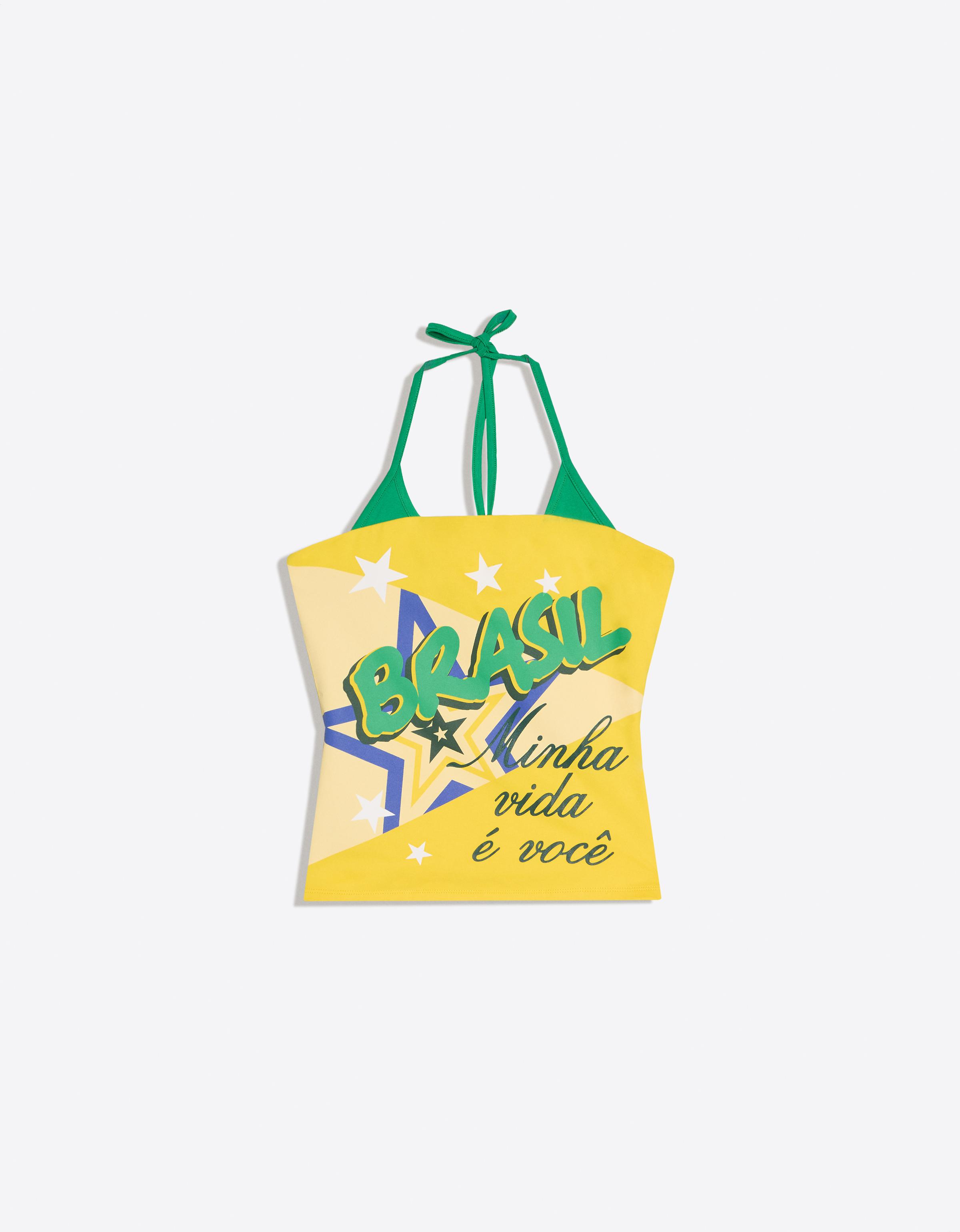 Brazil FIFA WORLD CUP™ halter top — Yellow