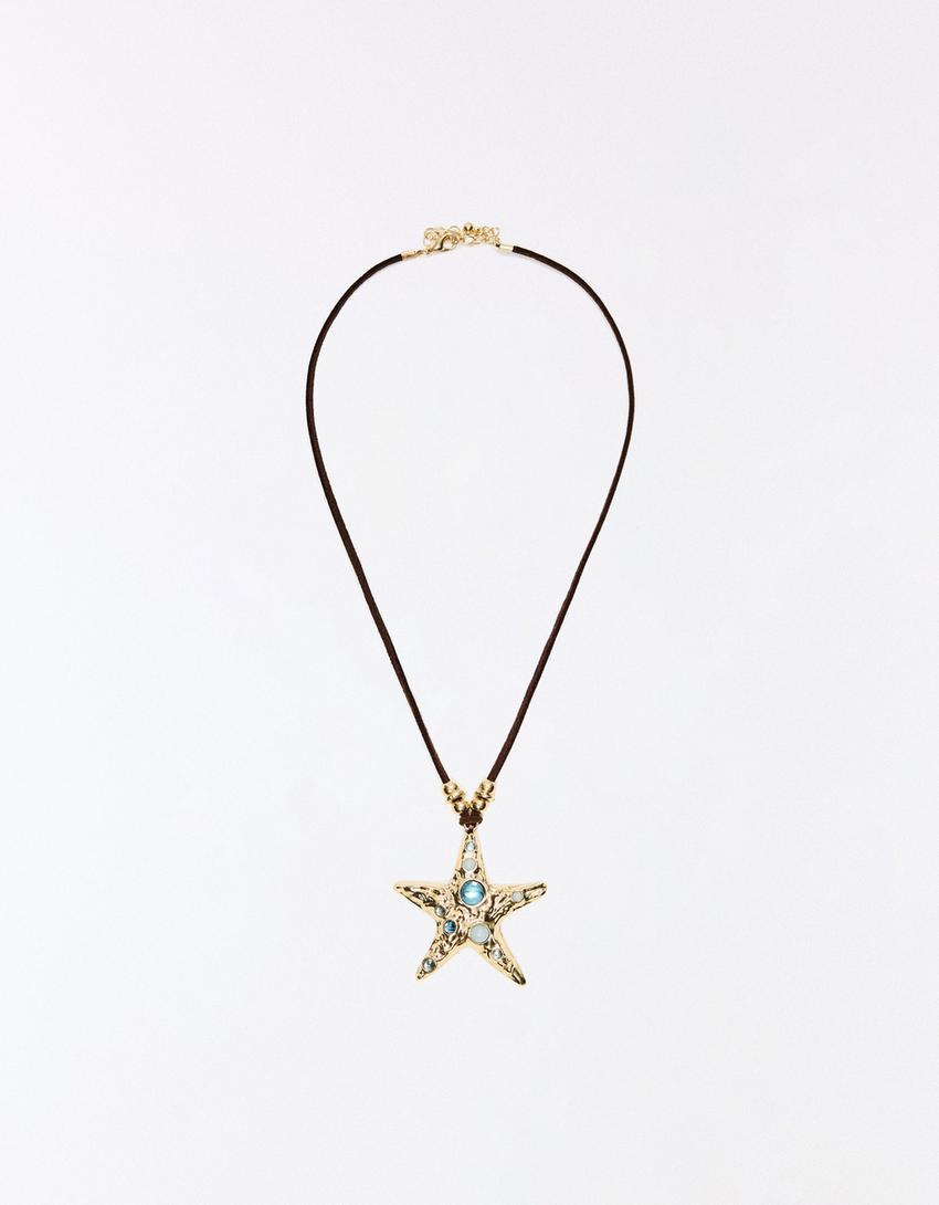 Kalung tali bintang laut-Emas