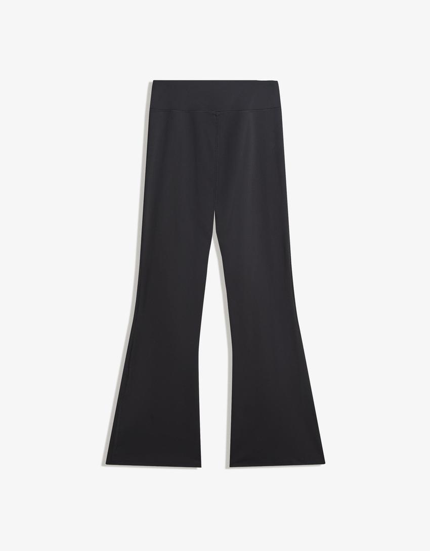 Pantalon flare technique-Noir