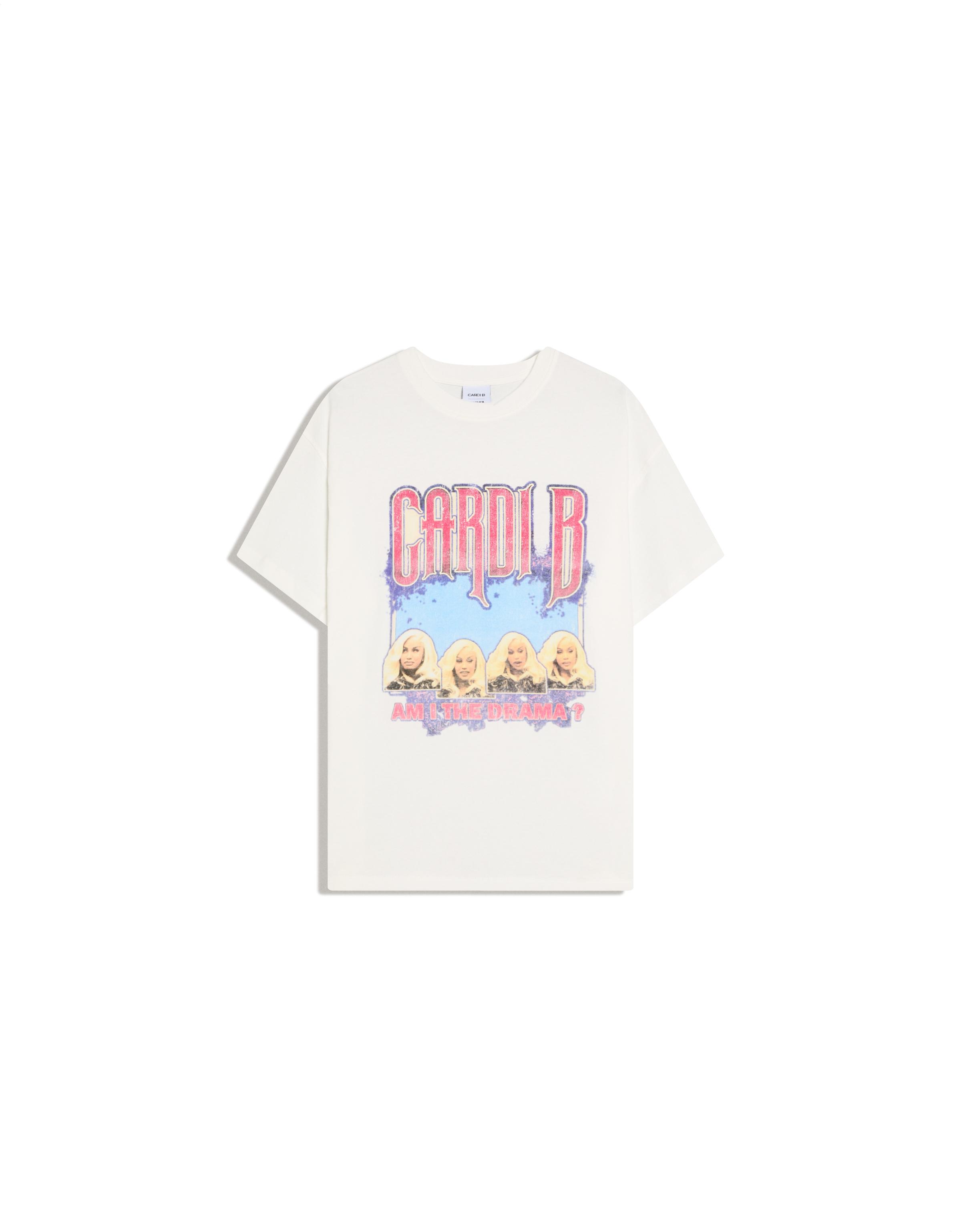 Cardi B. short sleeve print T-shirt