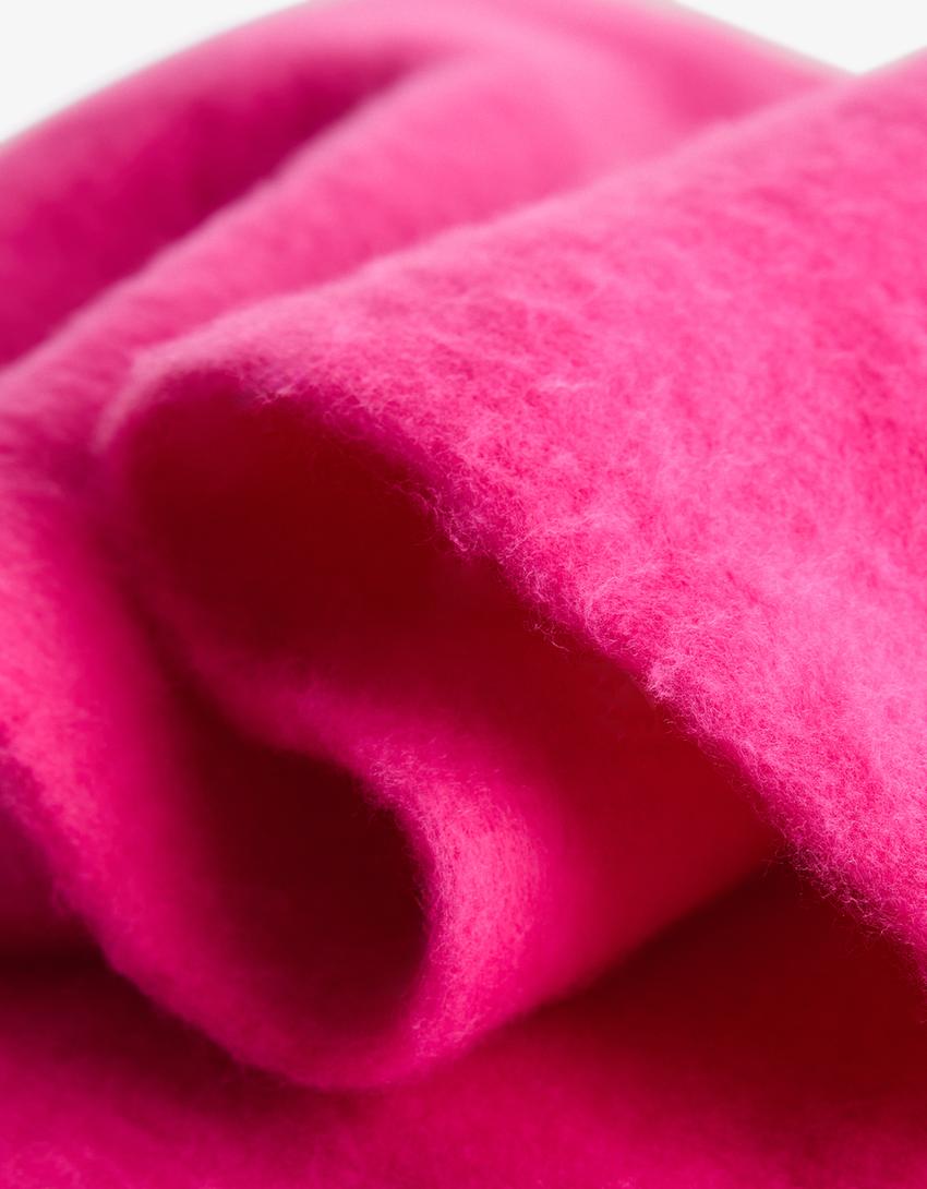 Cachecol liso-Fúcsia