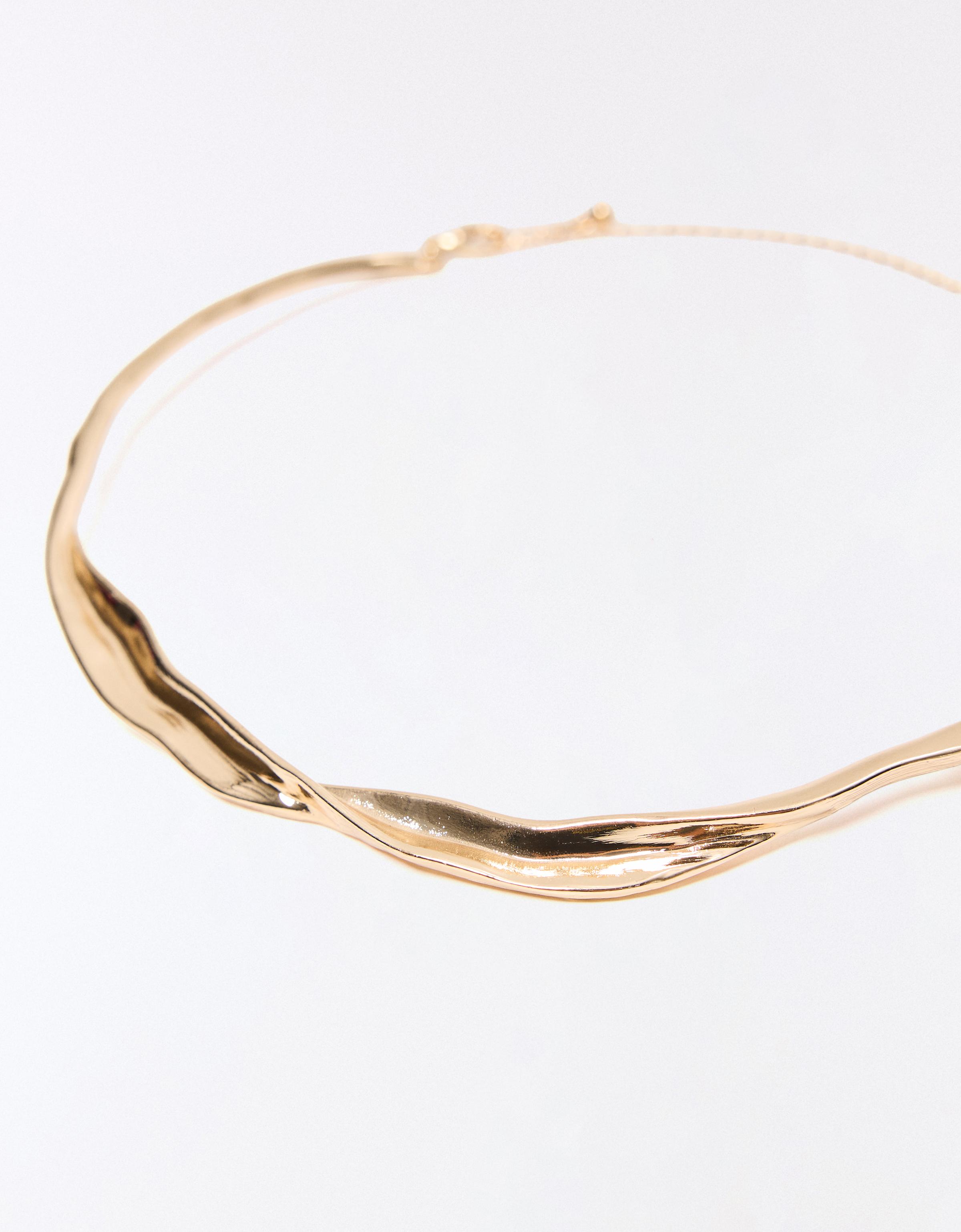 Rigid choker — Gold
