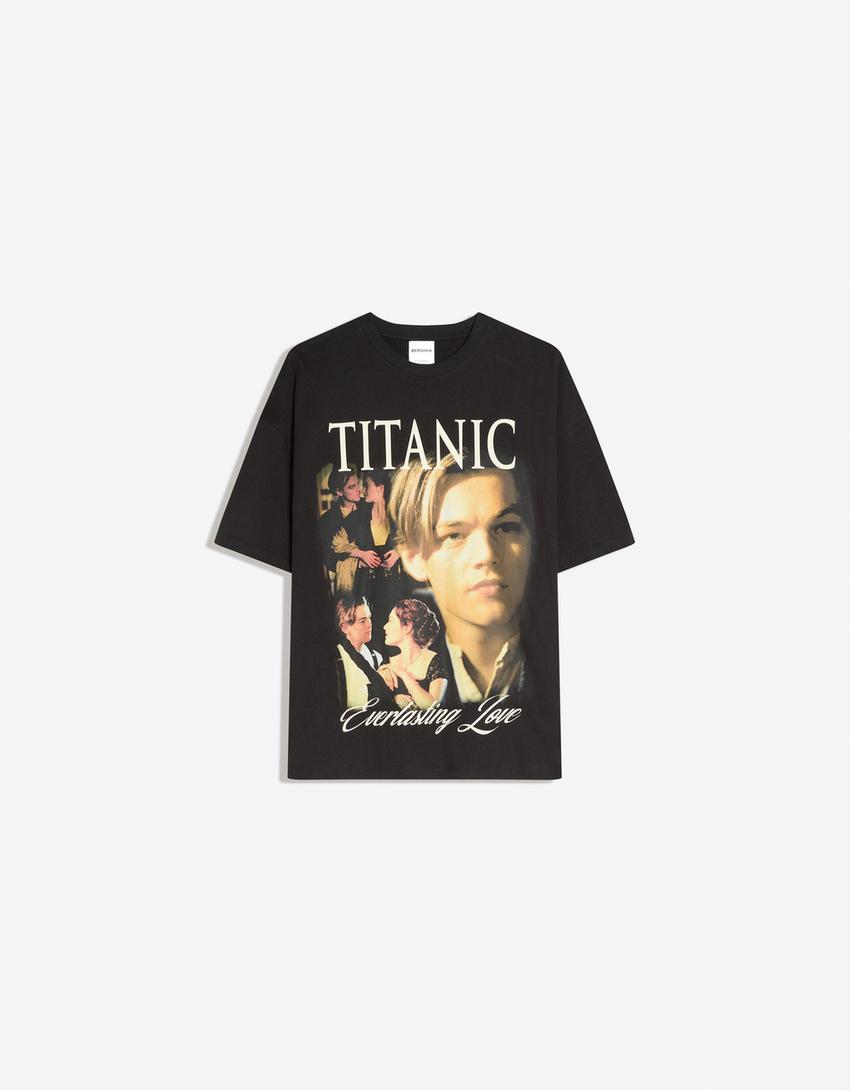 Short sleeve Titanic T-shirt-Black