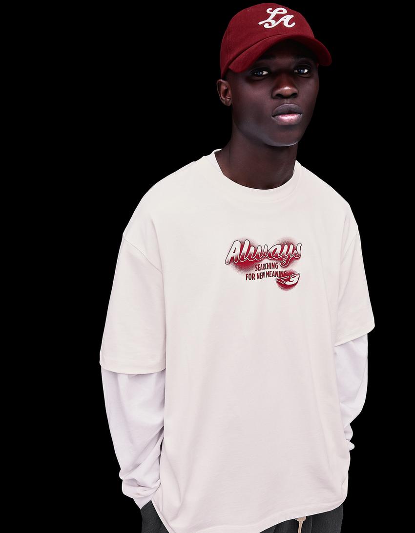 Short sleeve T-shirt-Off white