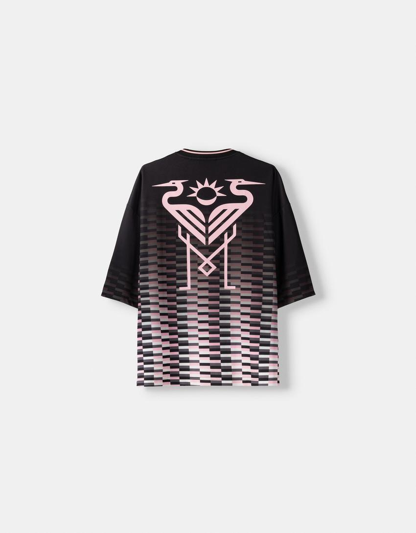 T-shirt Inter Miami CF imprimé mesh-Noir-7
