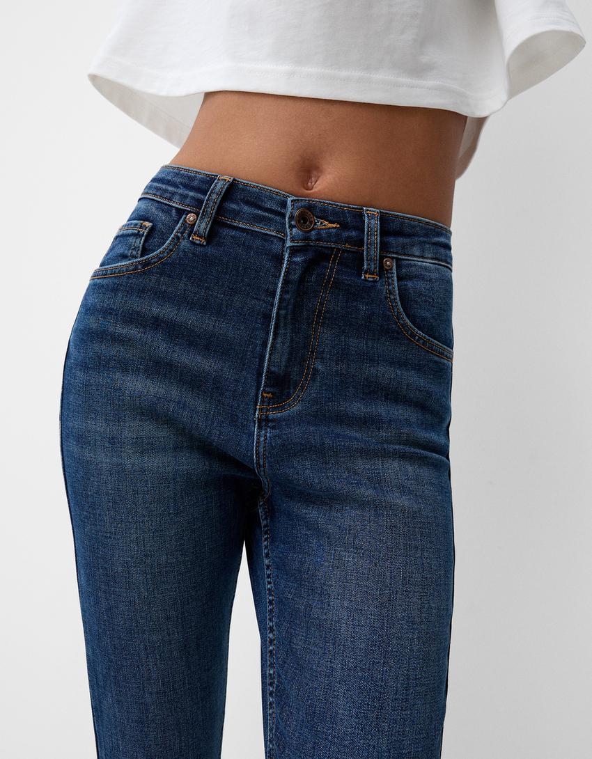Jeans super high waist skinny-Azul