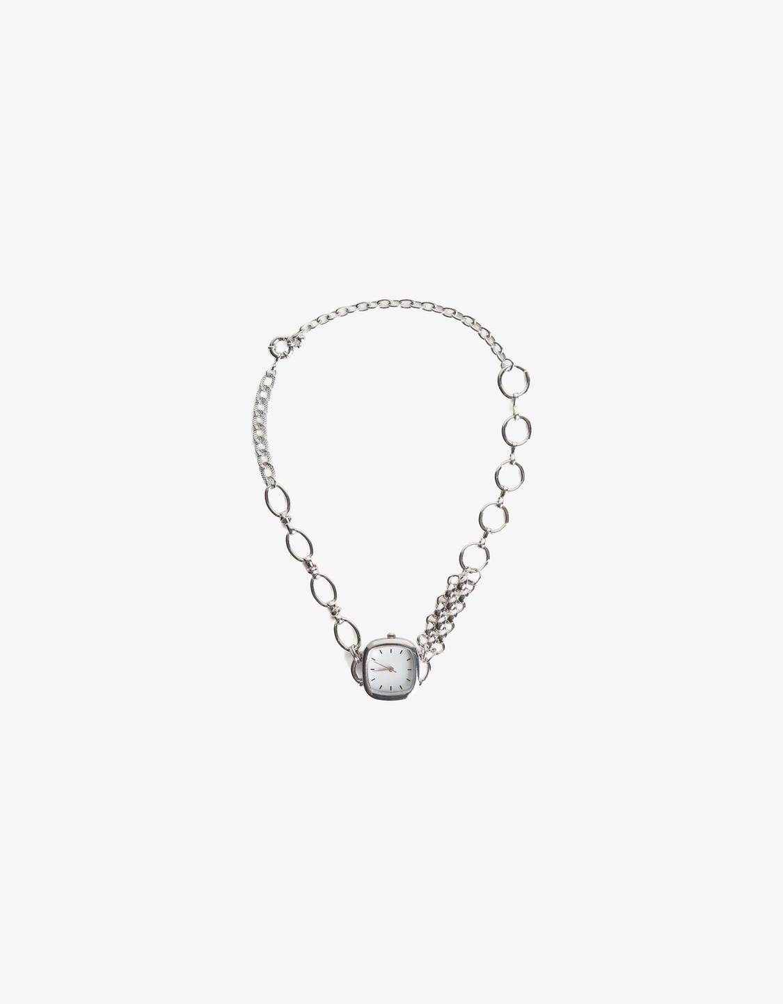 Signature edition watch choker necklace