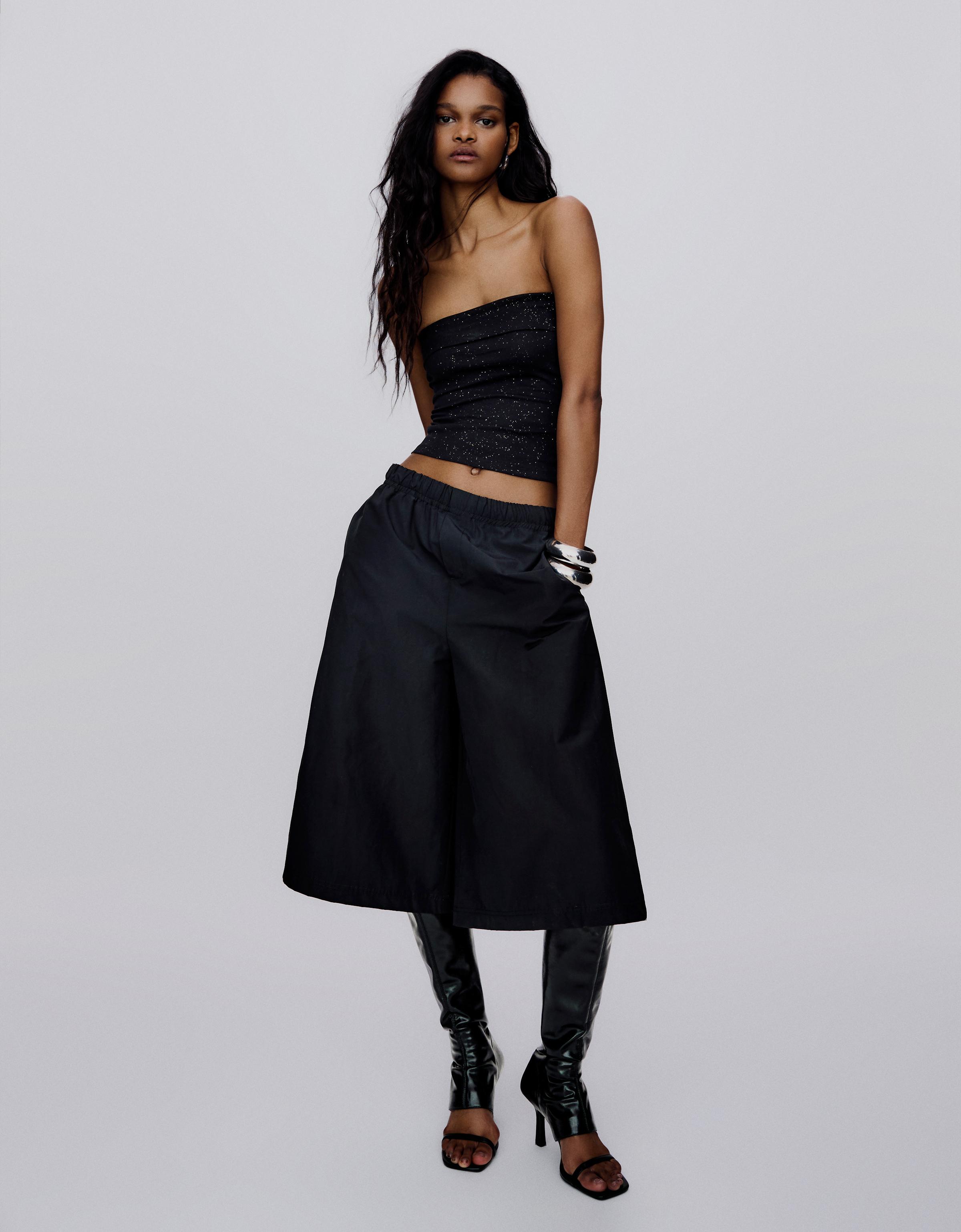 Parıltılı bandeau top - Görsel 11