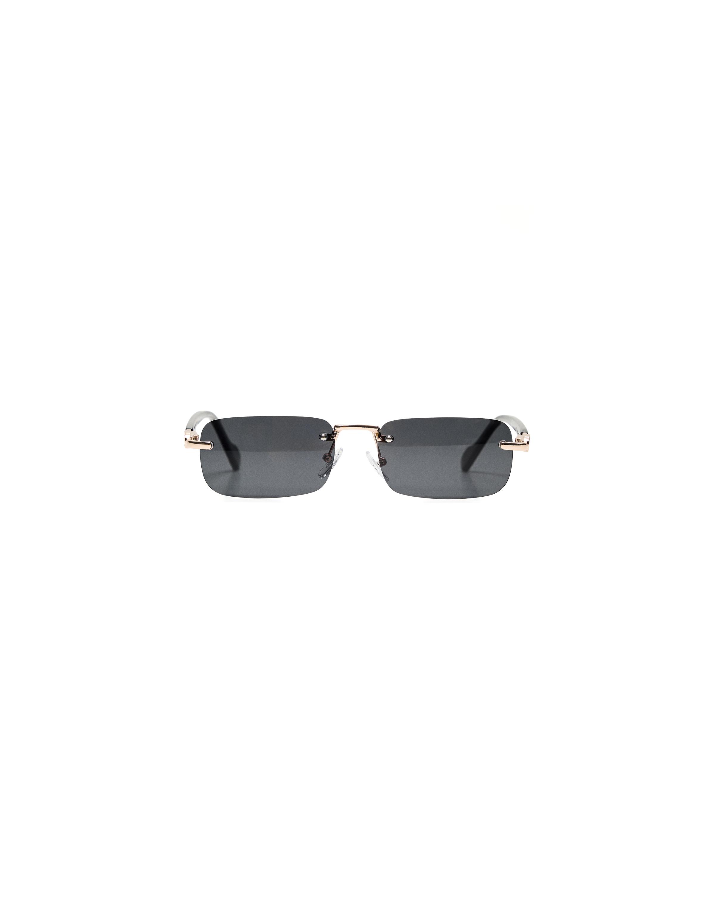 Rimless sunglasses — Black