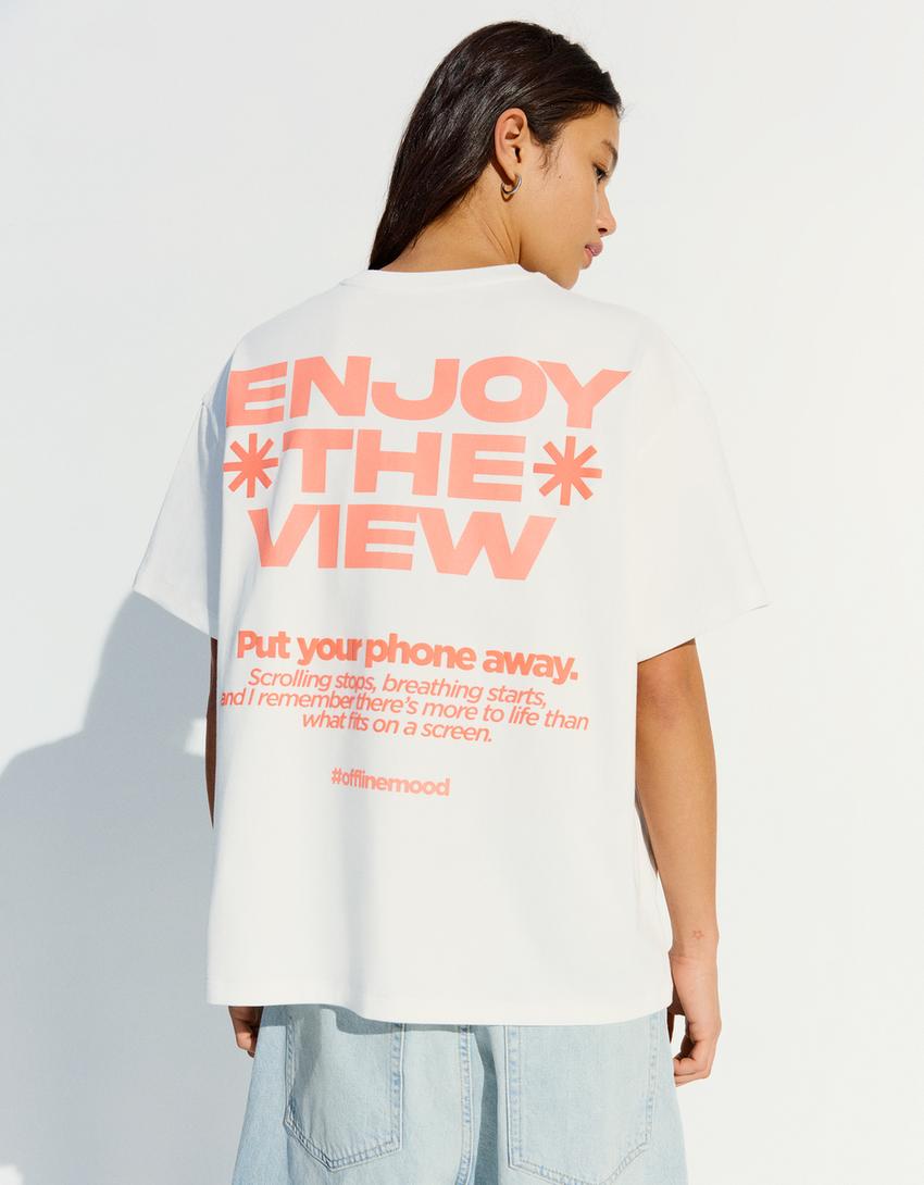 Short sleeve T-shirt-Off white