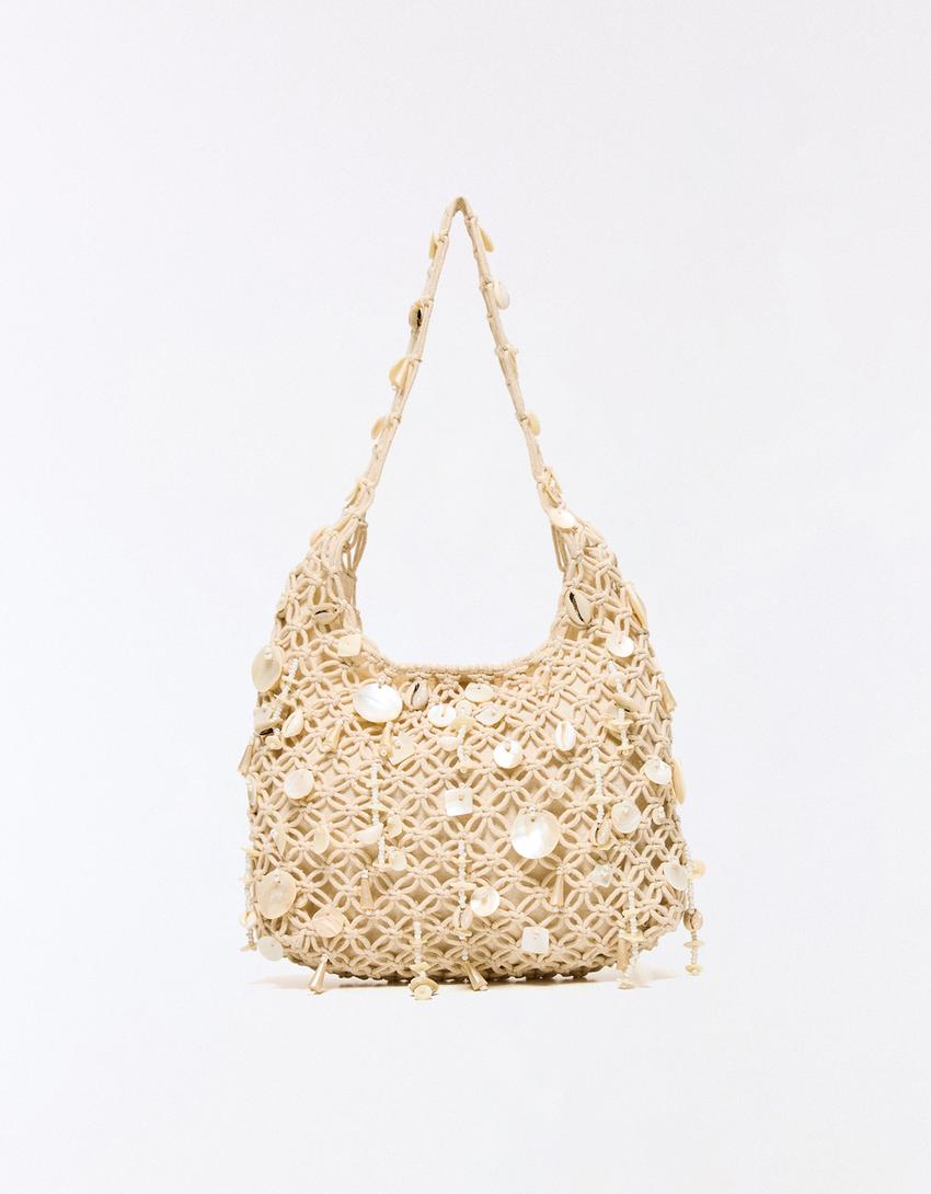 Bolso saca conchas-Arena