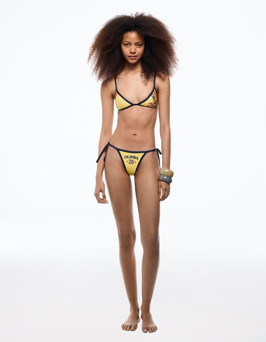 Bas de bikini string Colombie FIFA WORLD CUP™-Jaune
