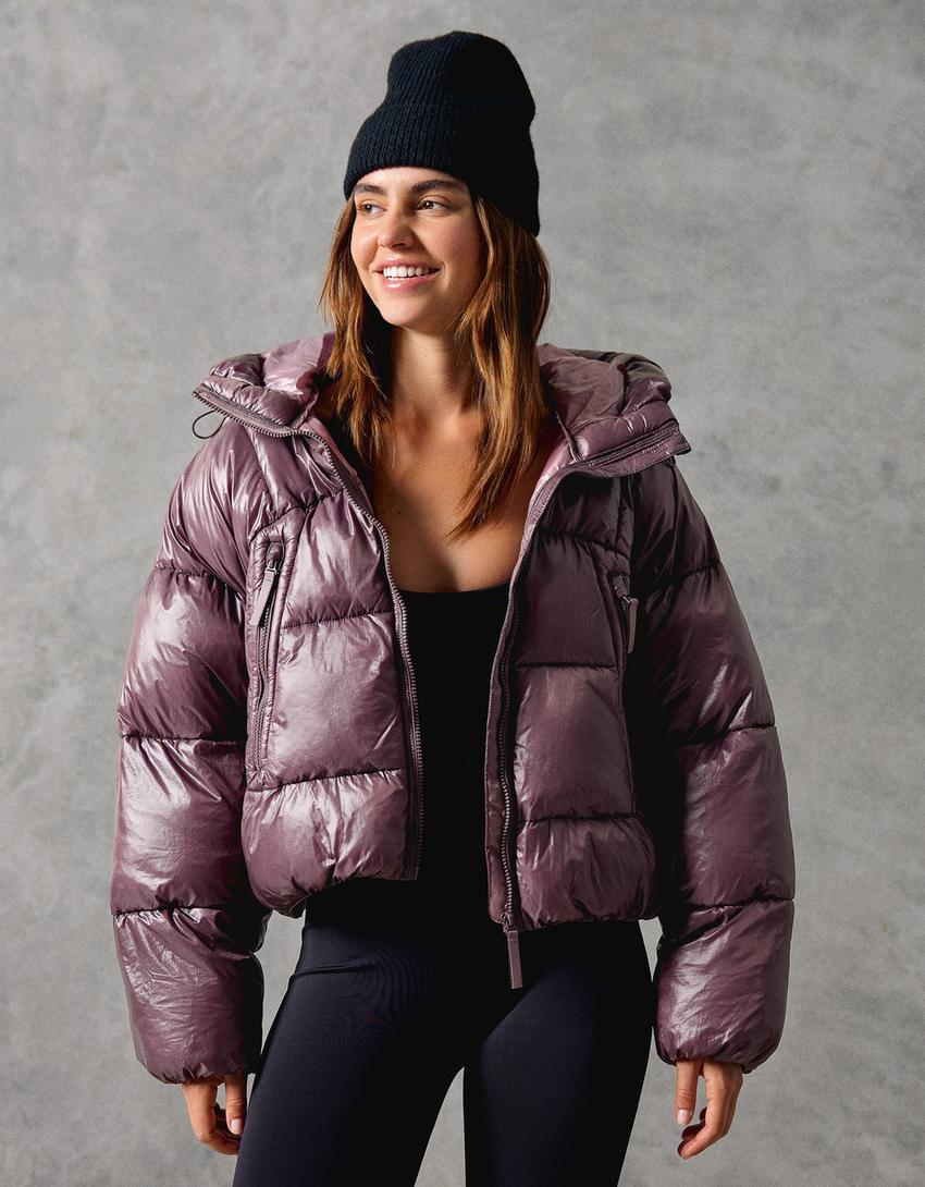 Puffer jacket-Violet