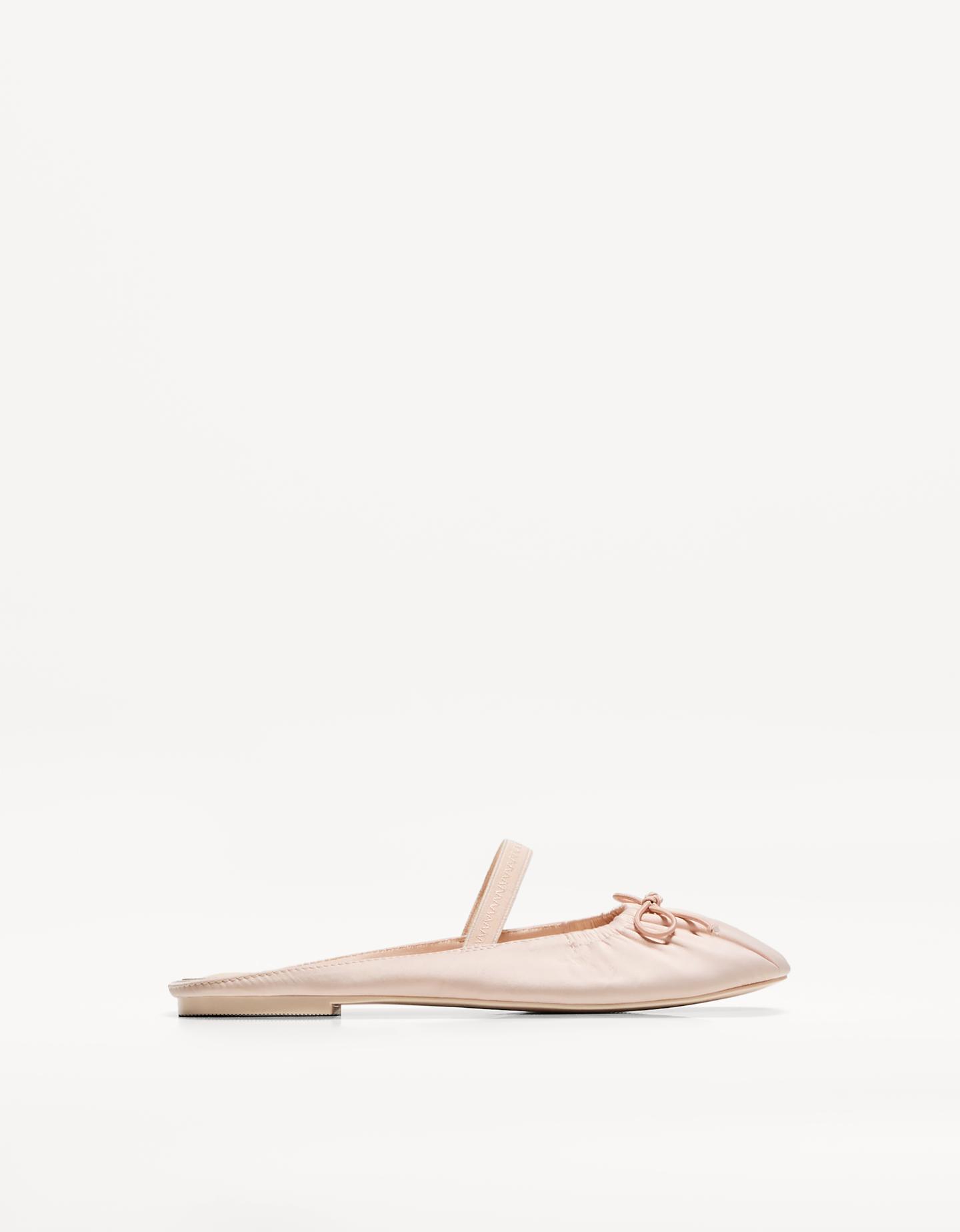 Bershka Bailarina Destalonada Mujer 40 Rosa