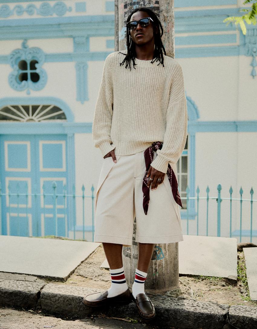 Jersey cuello redondo cropped-Arena