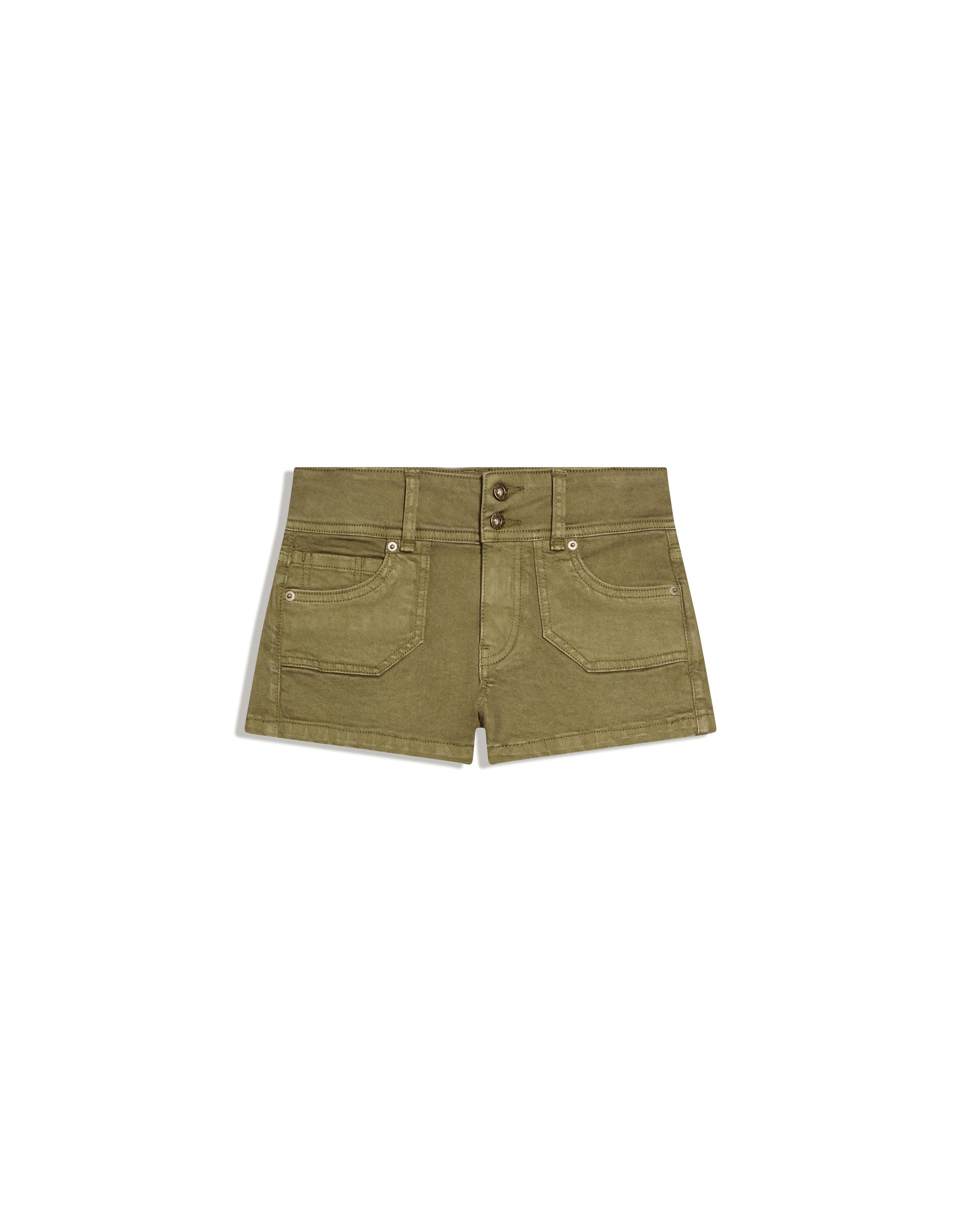 İşlemeli mini denim şort - Görsel 117