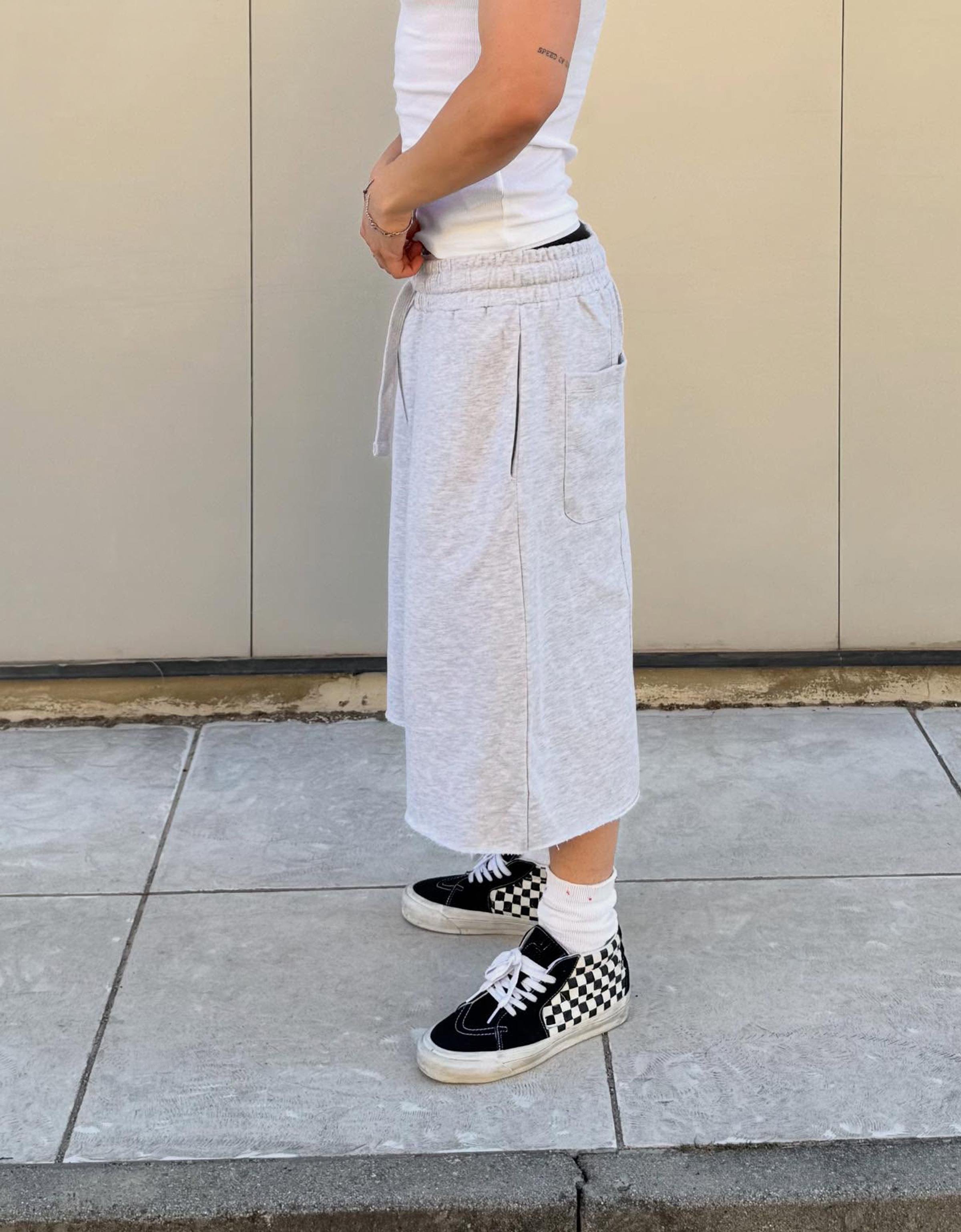 Jogger Bermuda shorts — Grey