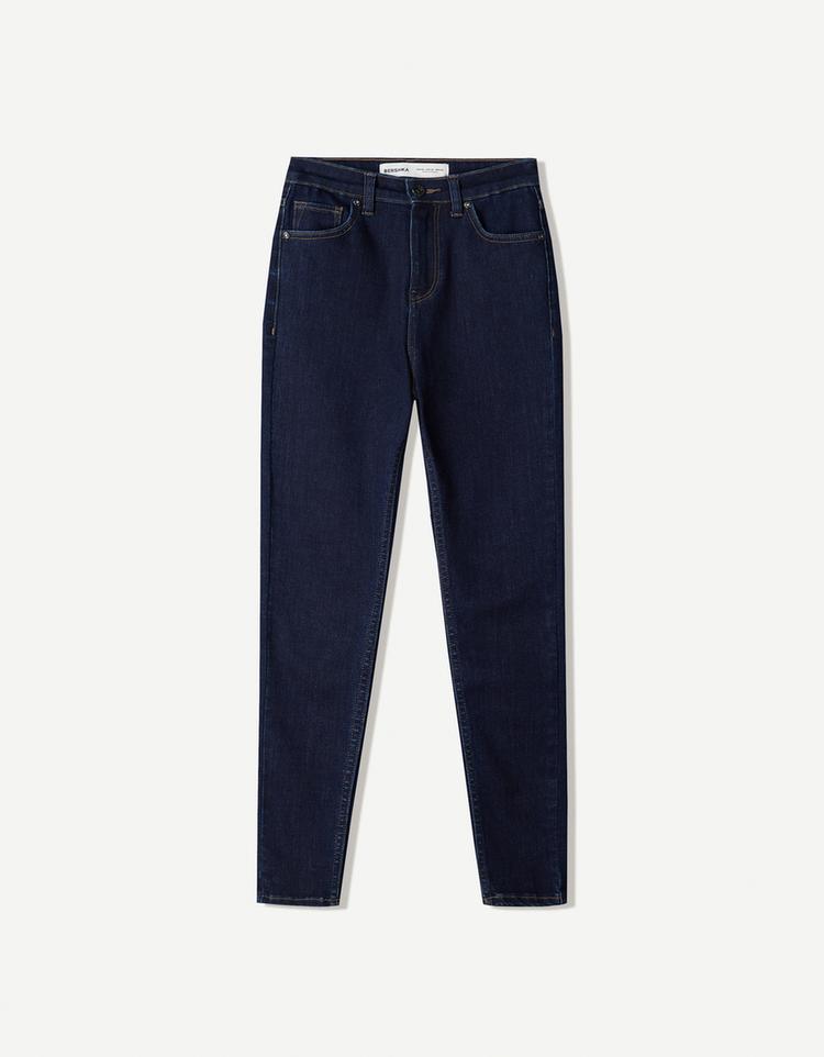 Süper yüksek bel skinny fit jean
