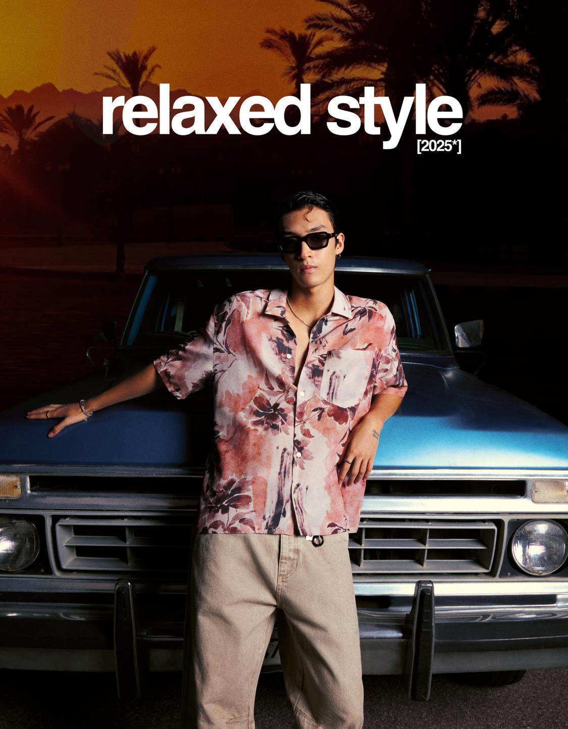 Printed short sleeve shirt