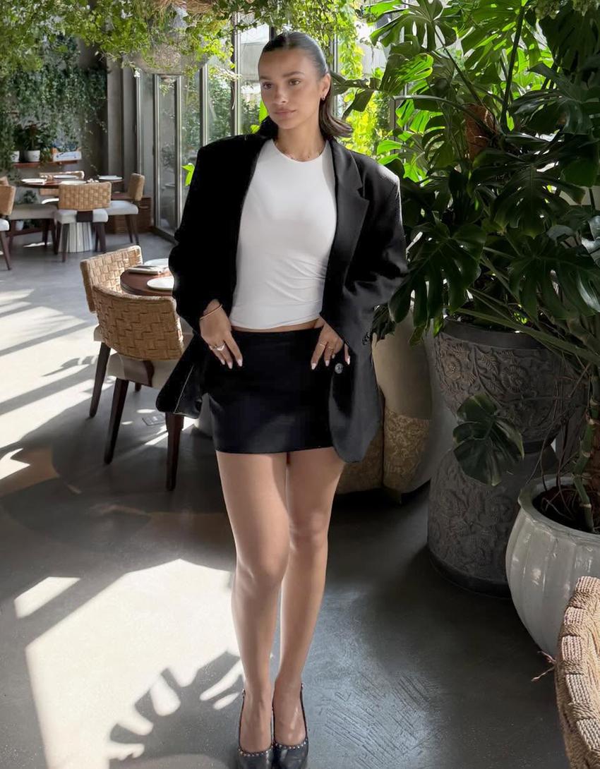 Oversize blazer-Black