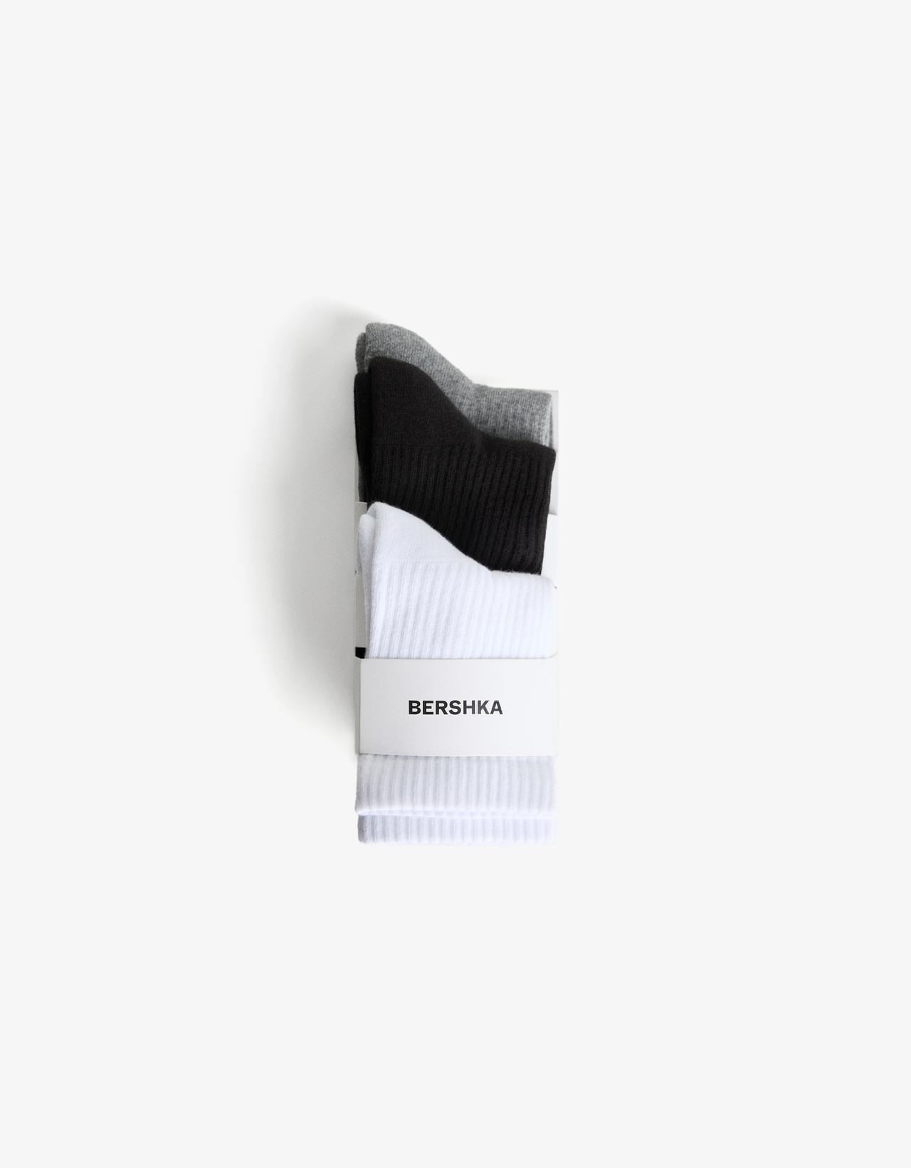Pack of 3 sports socks — Grey