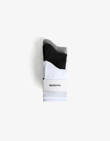Pack of 3 sports socks — Grey 1