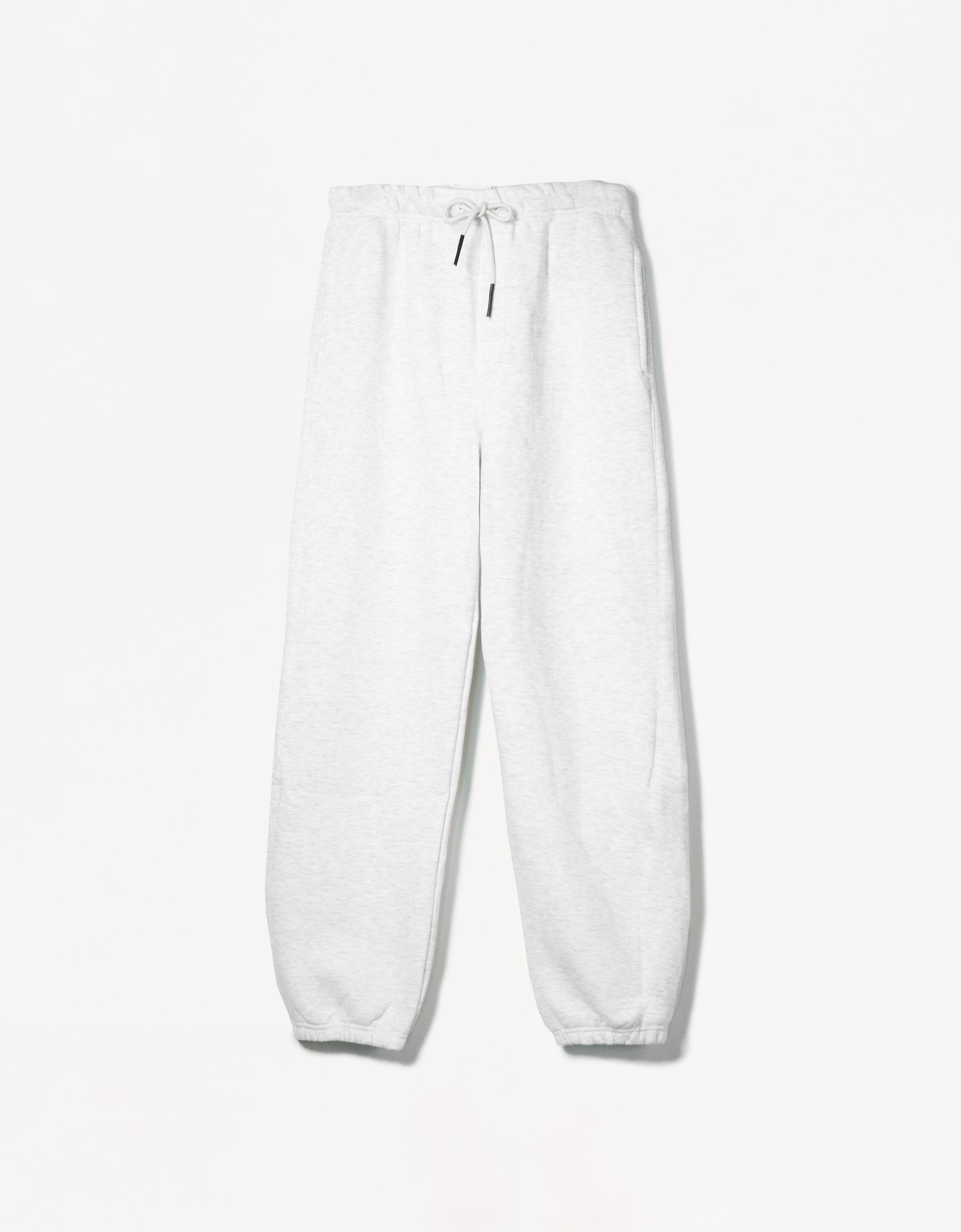 Bershka Joggerhose Aus Plüsch Herren S Grau