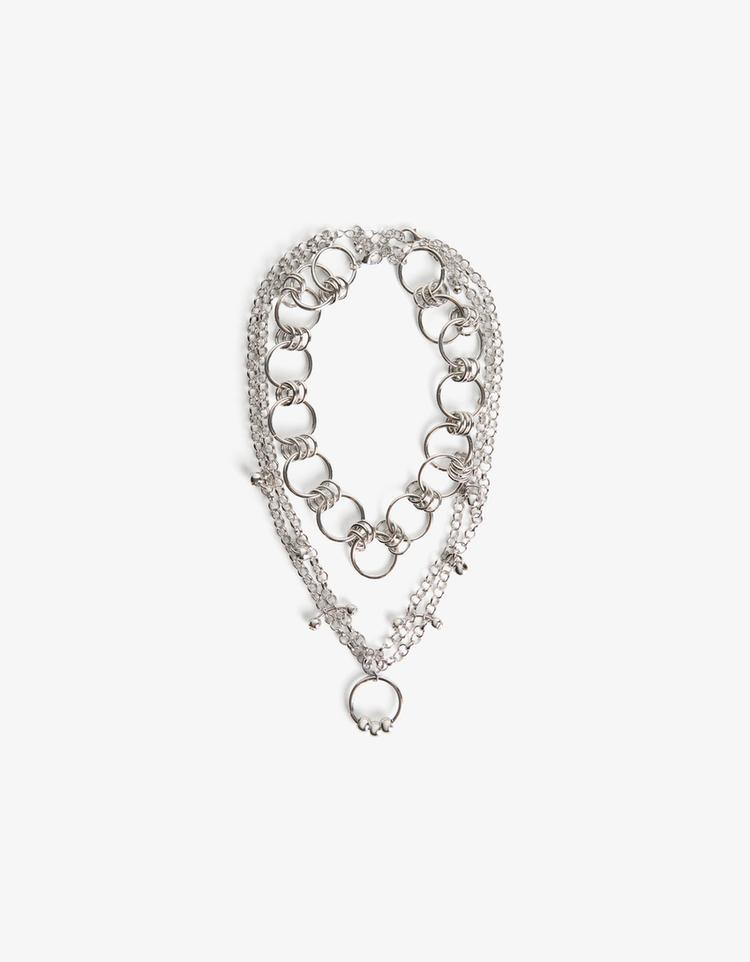 Pack of 2 signature edition piercing pendant necklaces