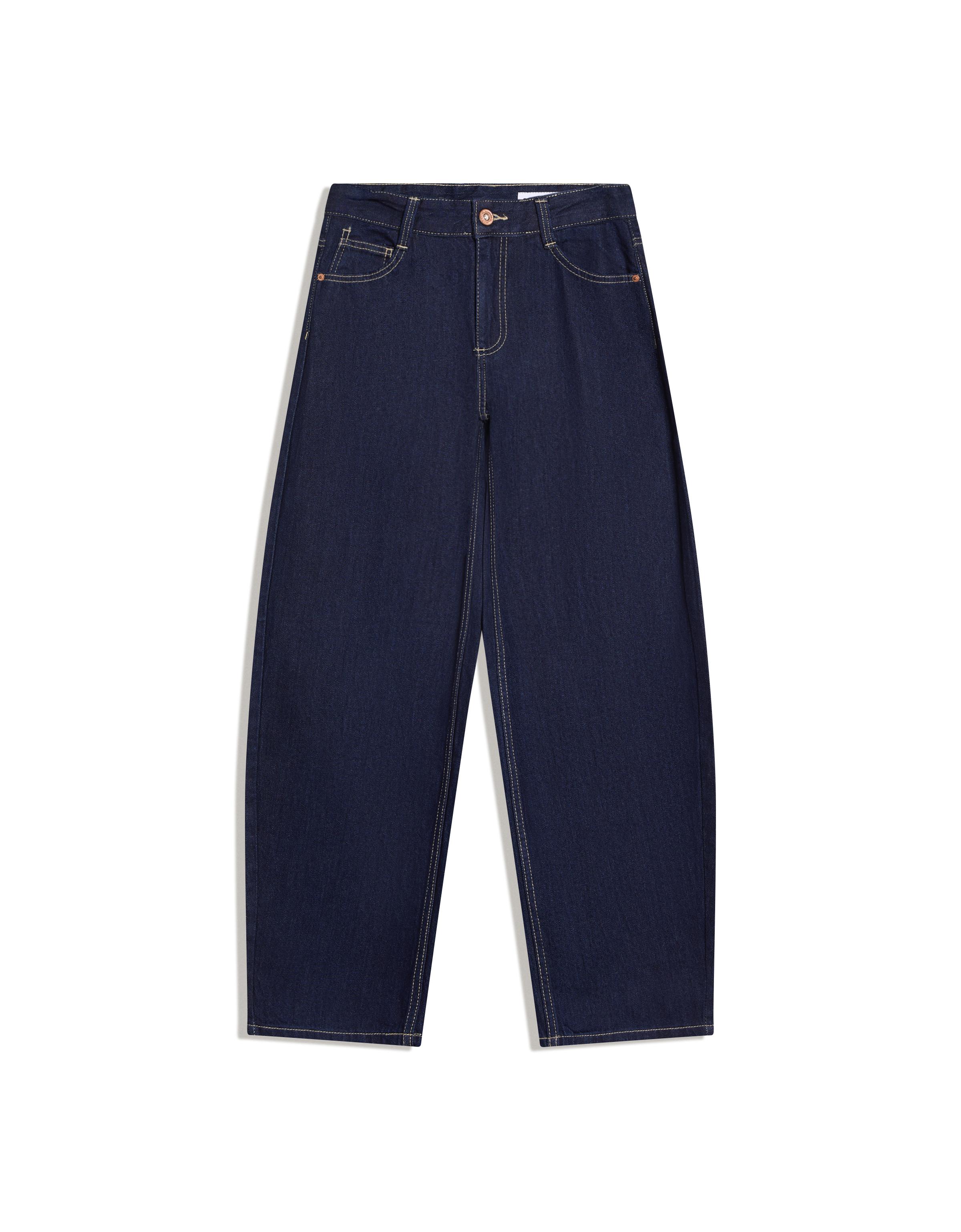 Düşük bel baggy barrel fit jean - Görsel 107