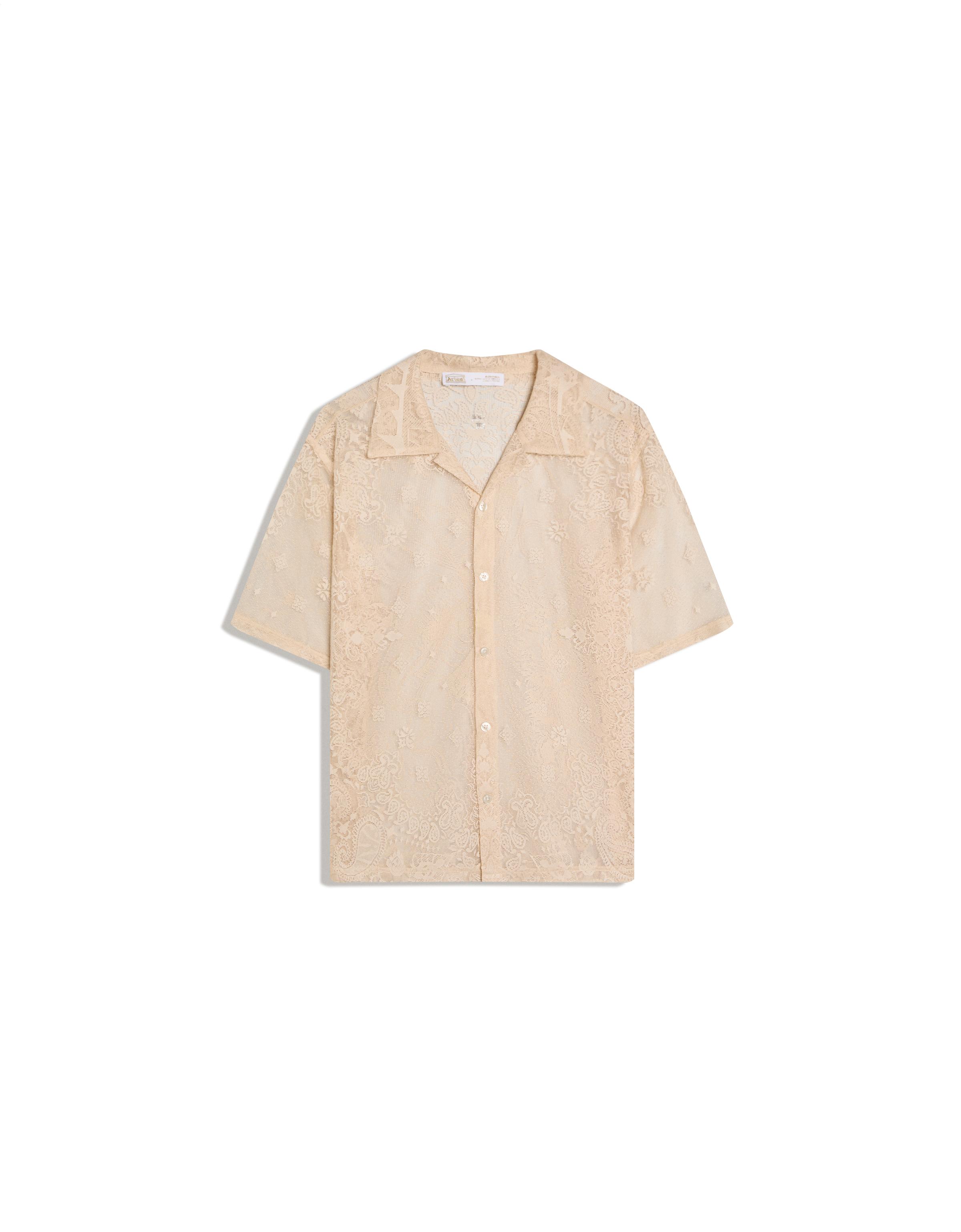 Short sleeve lace shirt ARIES X BERSHKA
