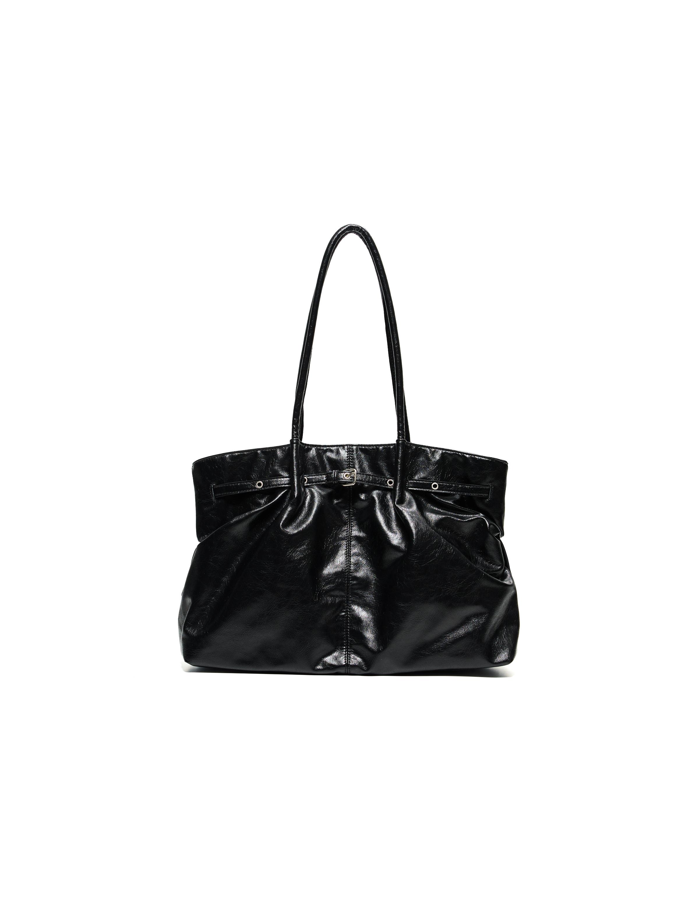 Belt shopper bag — Black