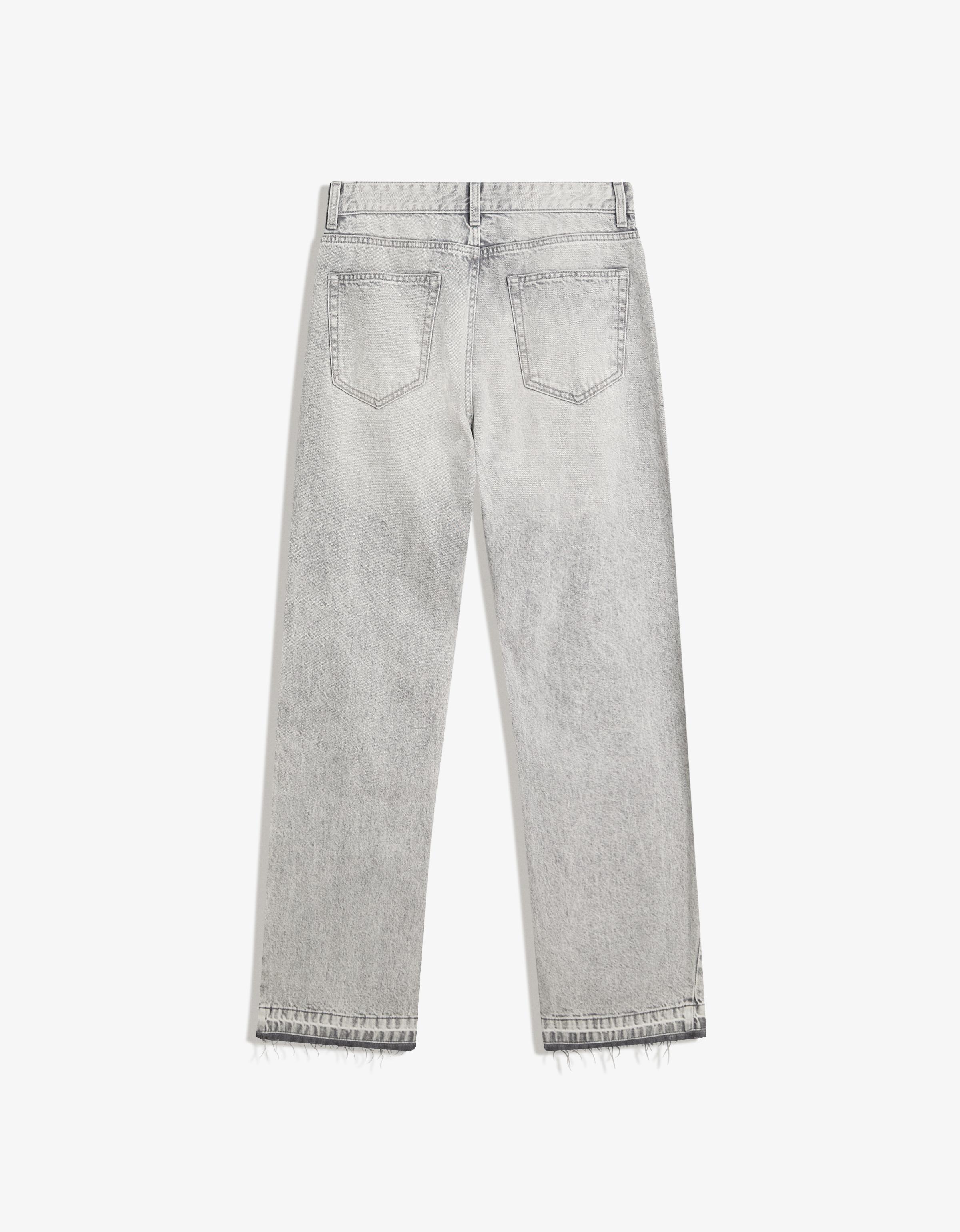 Straight-fit flared jeans — Grey
