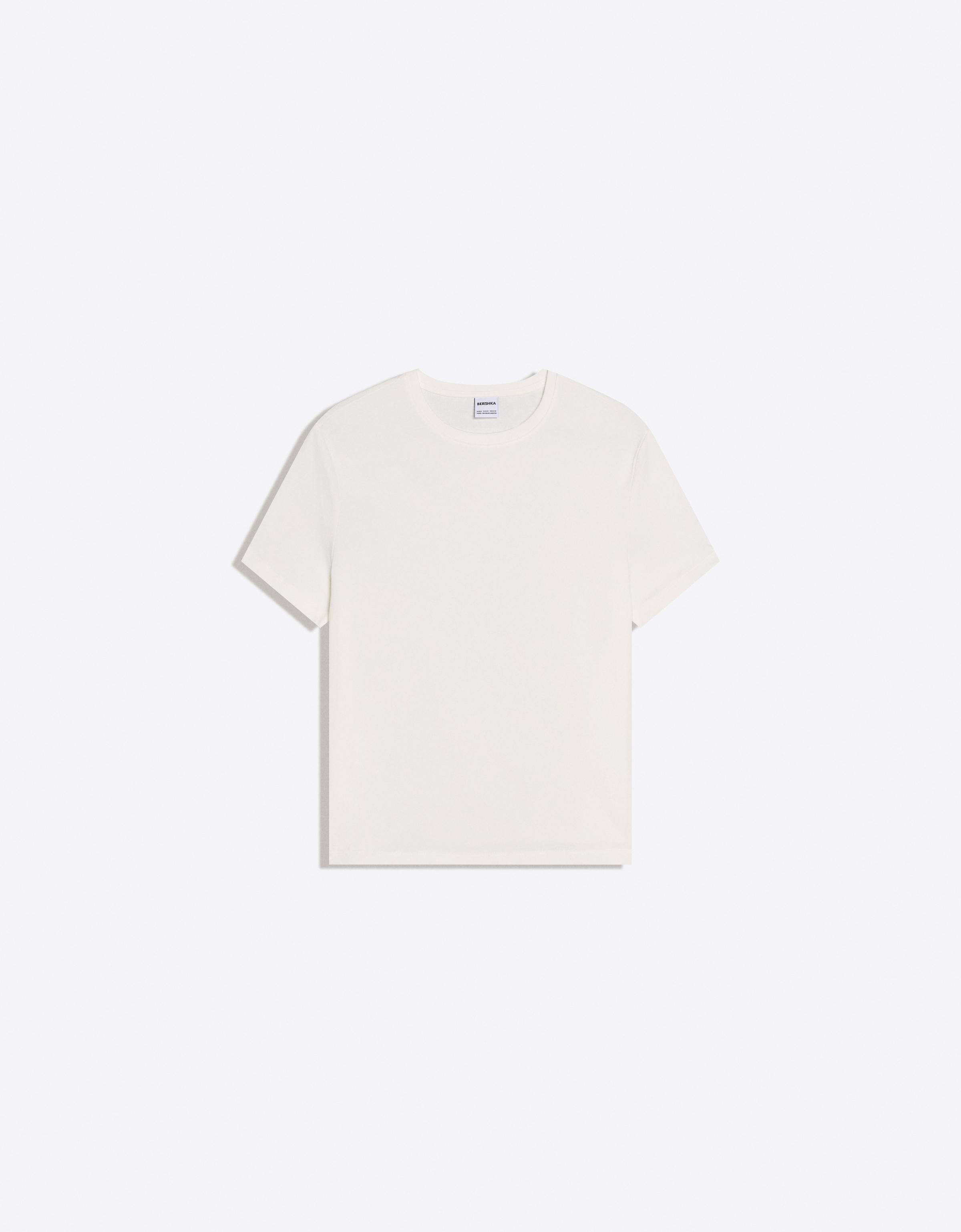 Basic short sleeve T-shirt — Off white