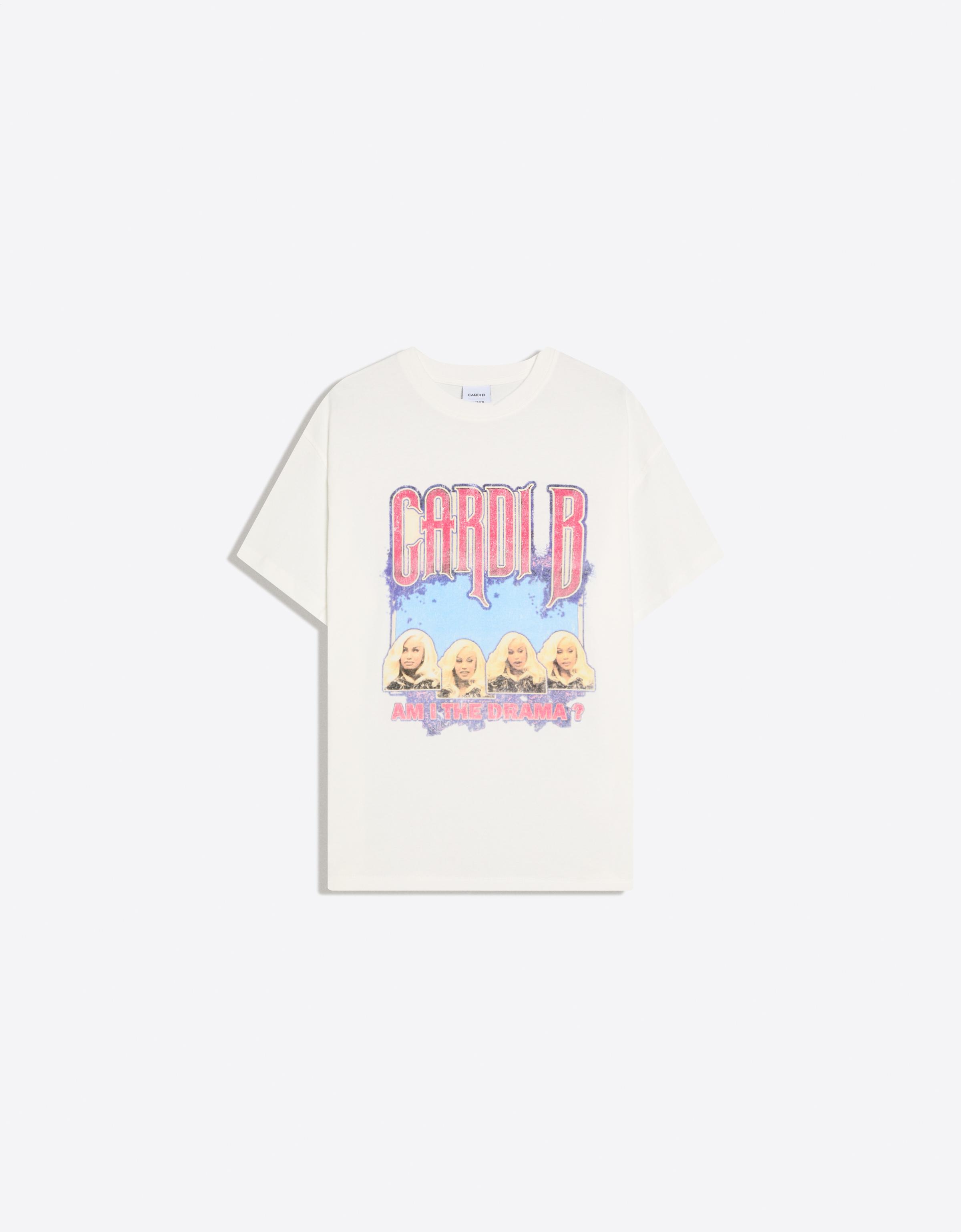 Cardi B. short sleeve print T-shirt