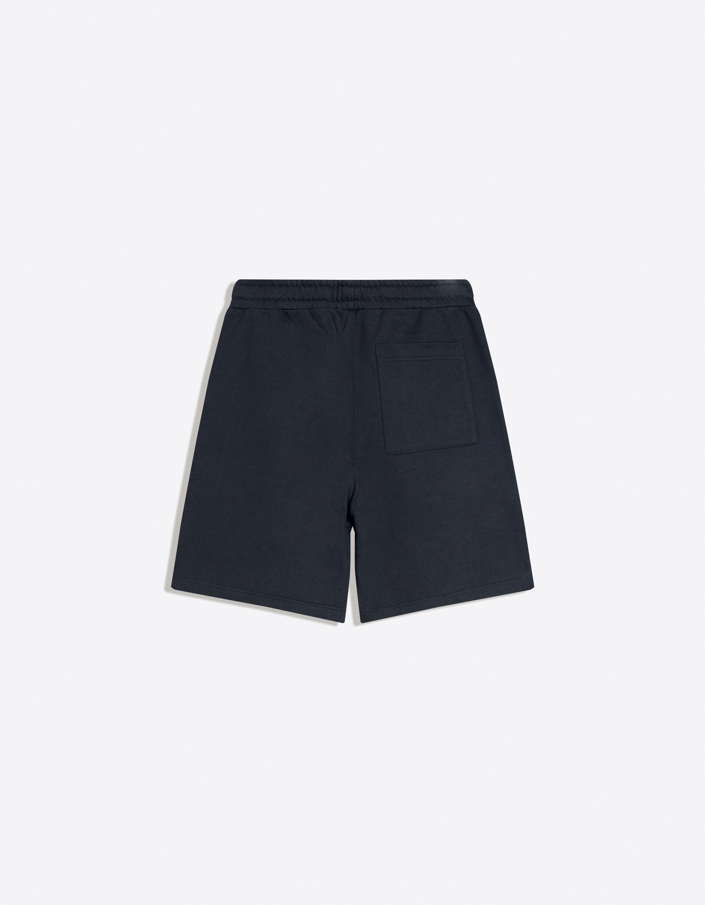 Plush Bermuda shorts — Navy