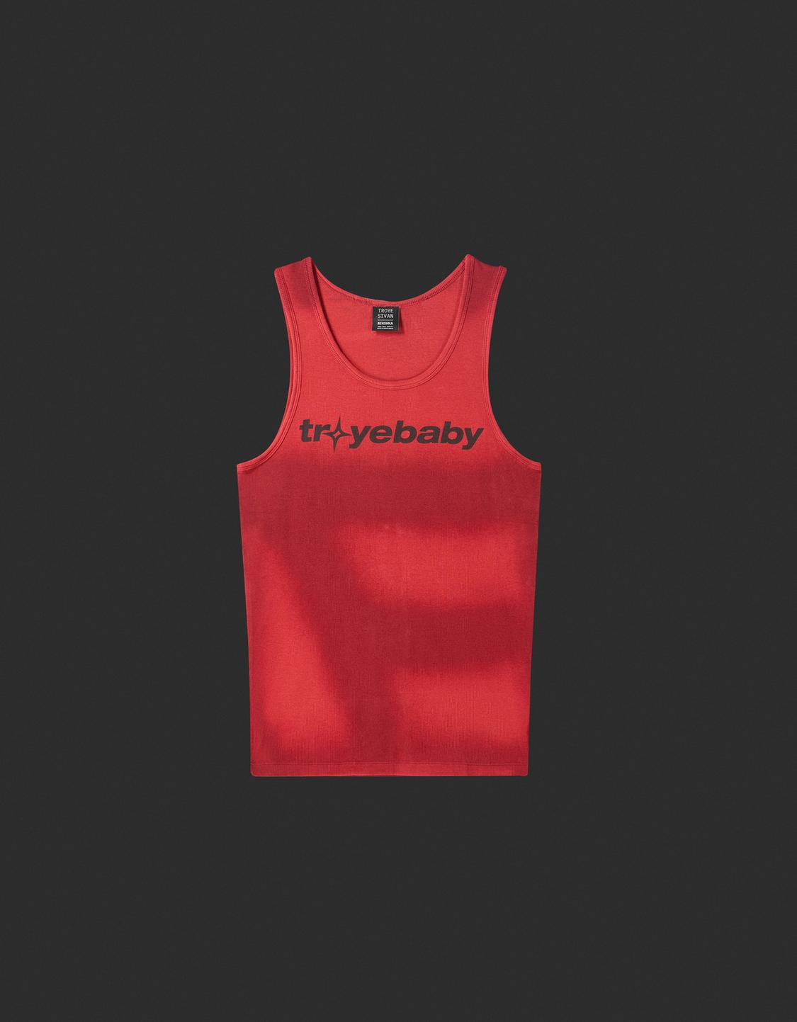Troye Sivan strappy T-shirt