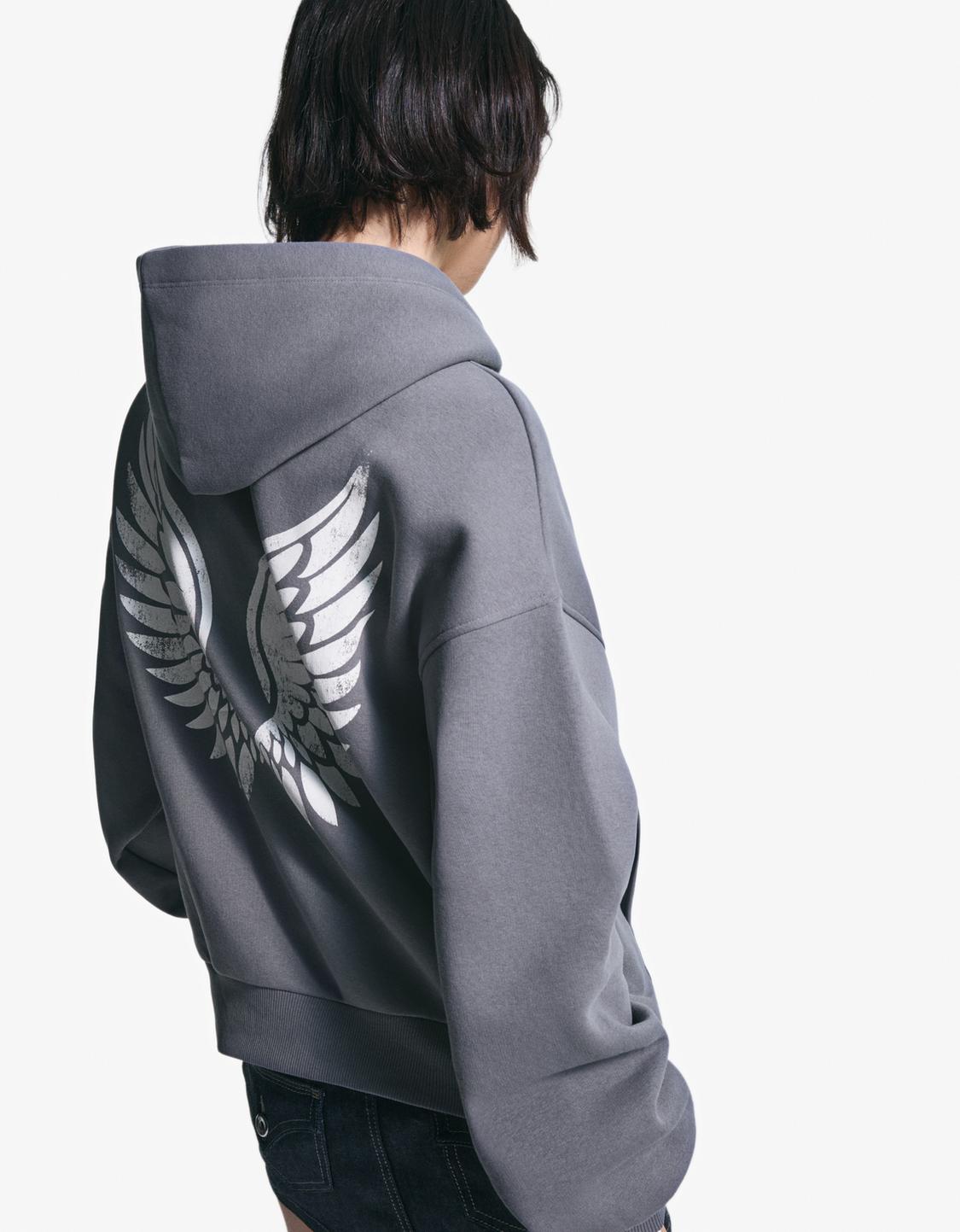 Printed hoodie